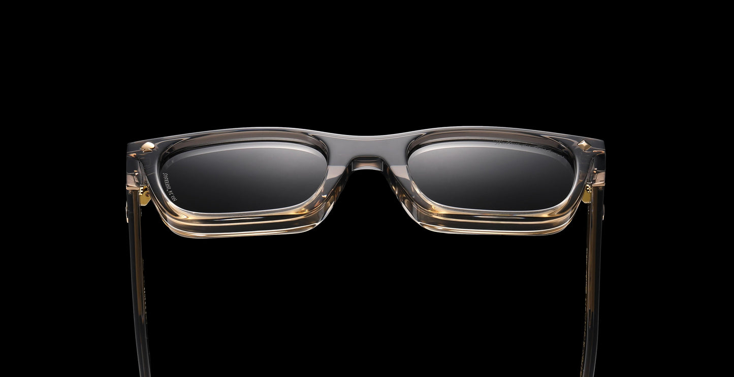 Walton & Mortimer® NO. 54: " Inferno" Transparant Gray Sunglasses