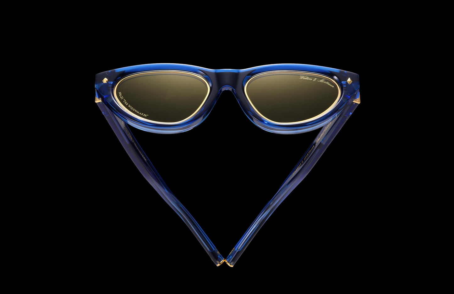 Walton & Mortimer® NO. 21 “The Widowmaker” Midnight Blue Limited Edition Sunglasses