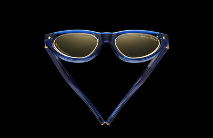 Walton & Mortimer® NO. 21 “The Widowmaker” Midnight Blue Limited Edition Sunglasses