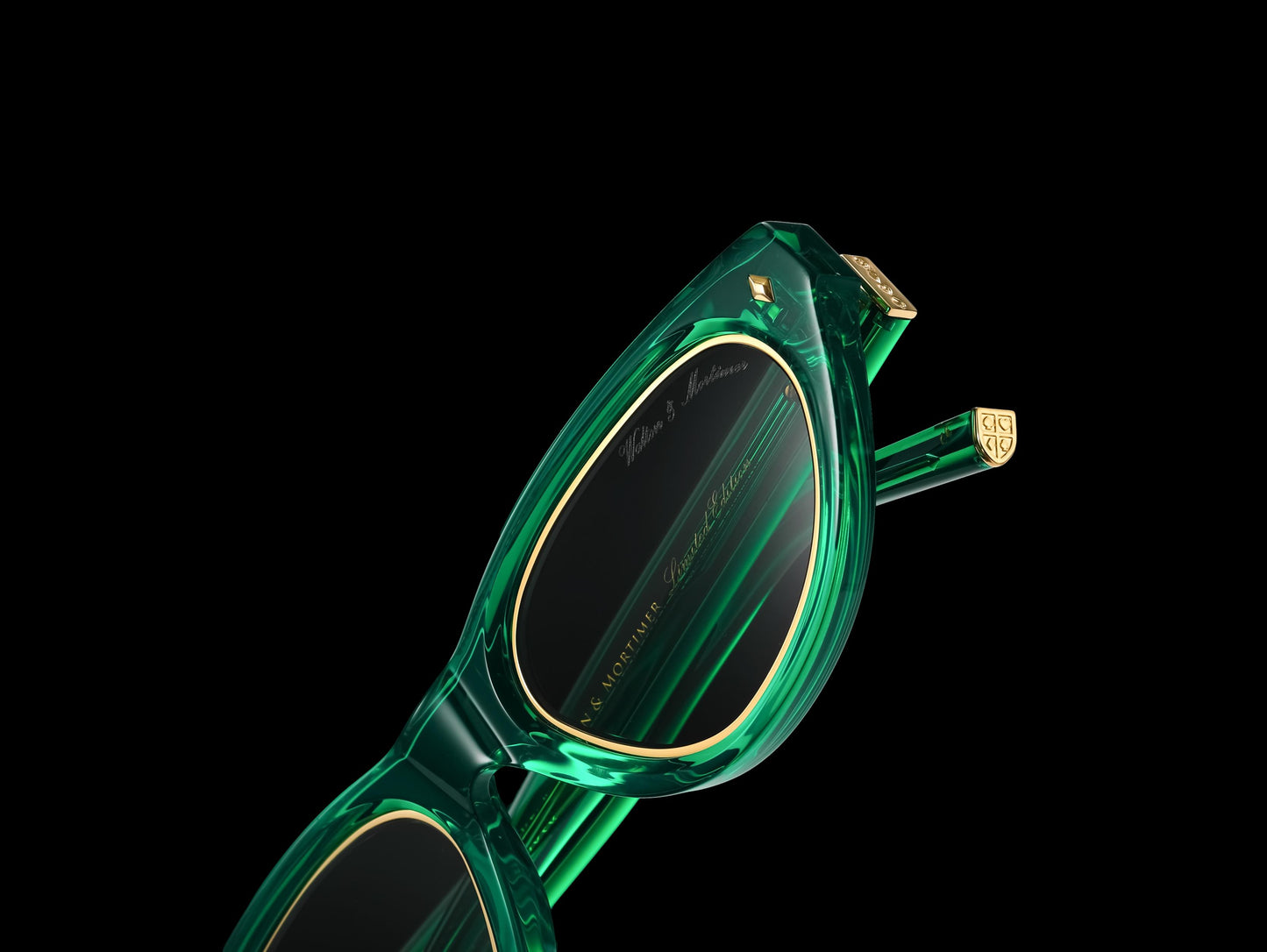 Walton & Mortimer® NO. 21 “The Widowmaker” Poison Green Limited Edition Sunglasses