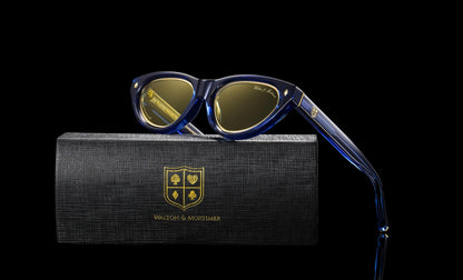 Walton & Mortimer® NO. 21 “The Widowmaker” Midnight Blue Limited Edition Sunglasses