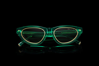 Walton & Mortimer® NO. 21 “The Widowmaker” Poison Green Limited Edition Sunglasses