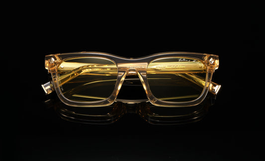 Walton & Mortimer® NO. 54: " Inferno" Champagne Shimmer Sunglasses
