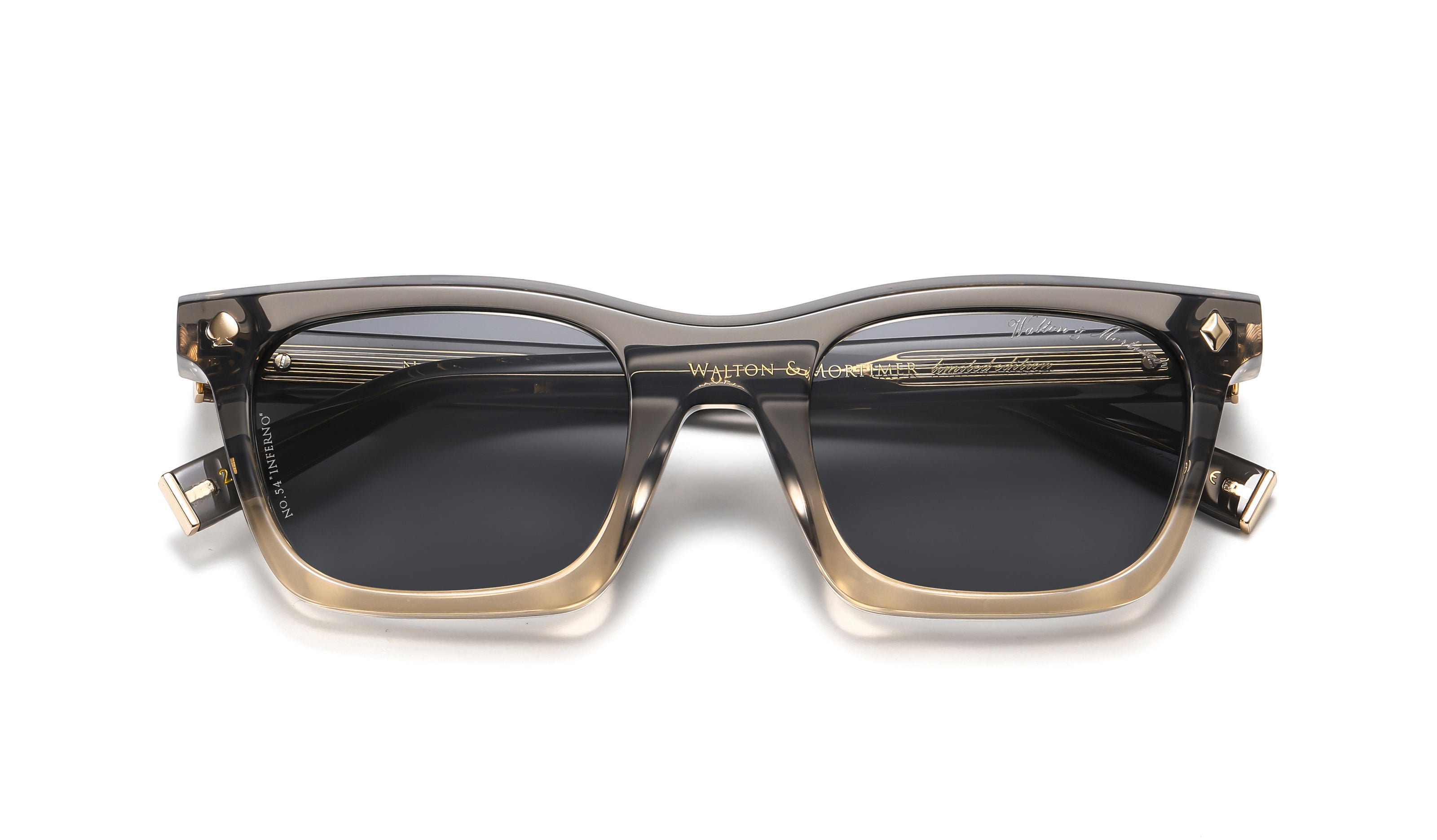 Italian transparent sunglasses