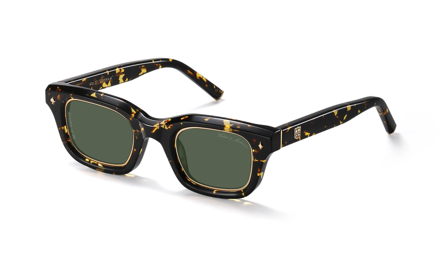 No.27 "Gotham" Limited Edition Sunglasses - Havana Rum Color