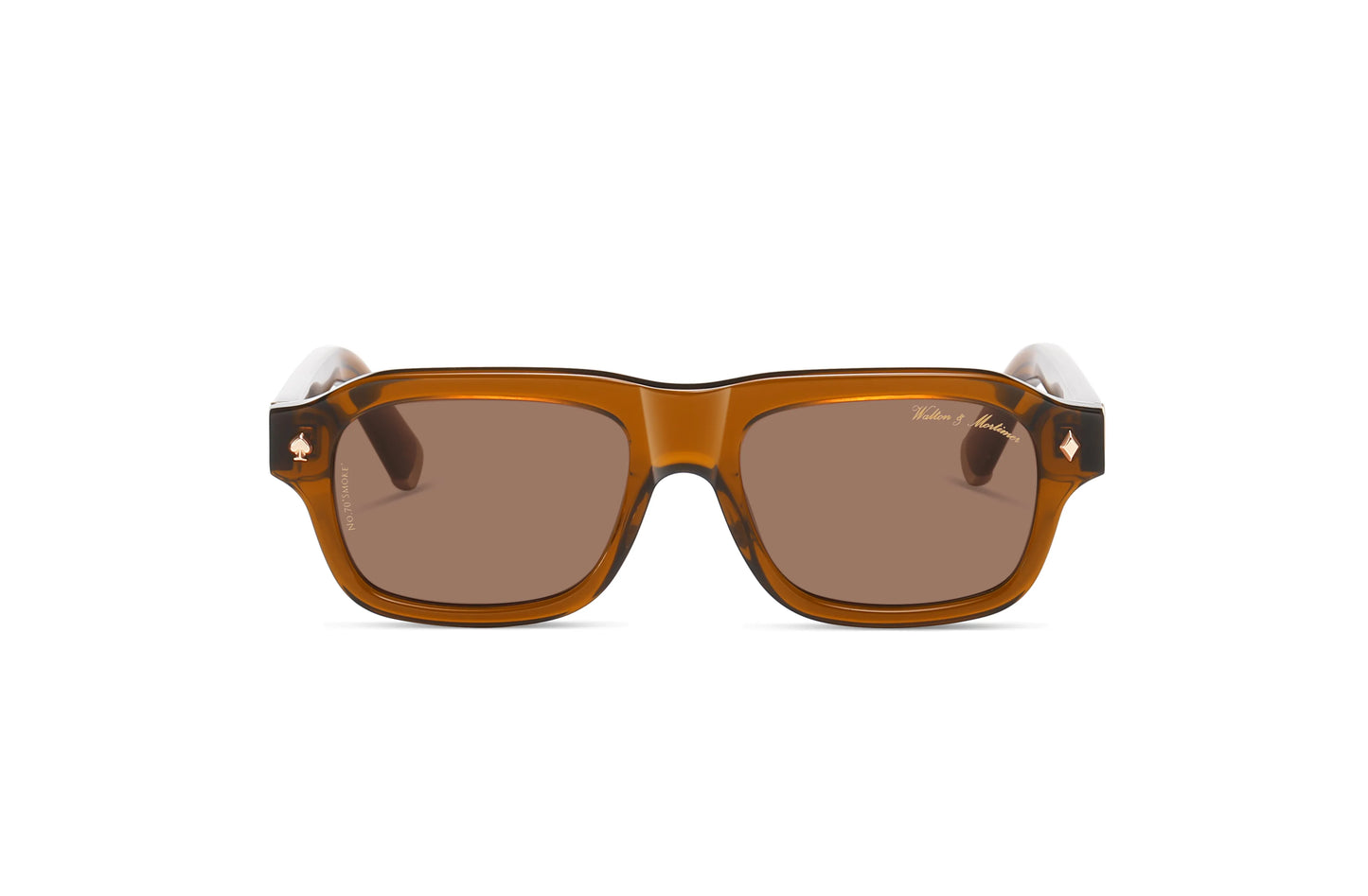 Walton & Mortimer No.70 “Smoke” – Amber Brown Limited Edition Sunglasses