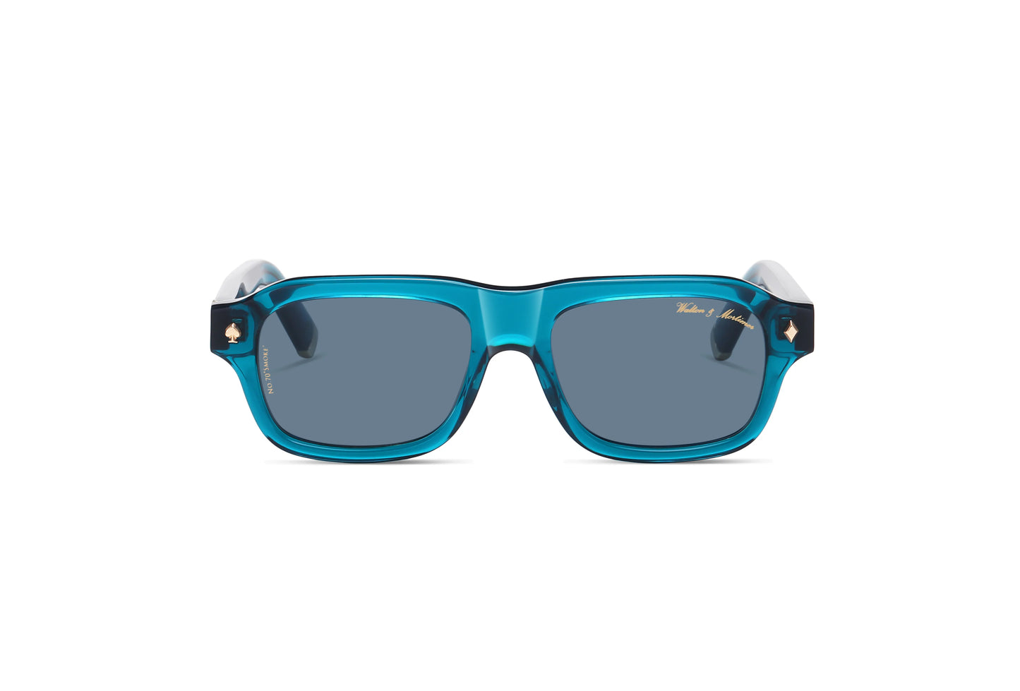 Walton & Mortimer No.70 “Smoke” – Aqua Blue Limited Edition Sunglasses