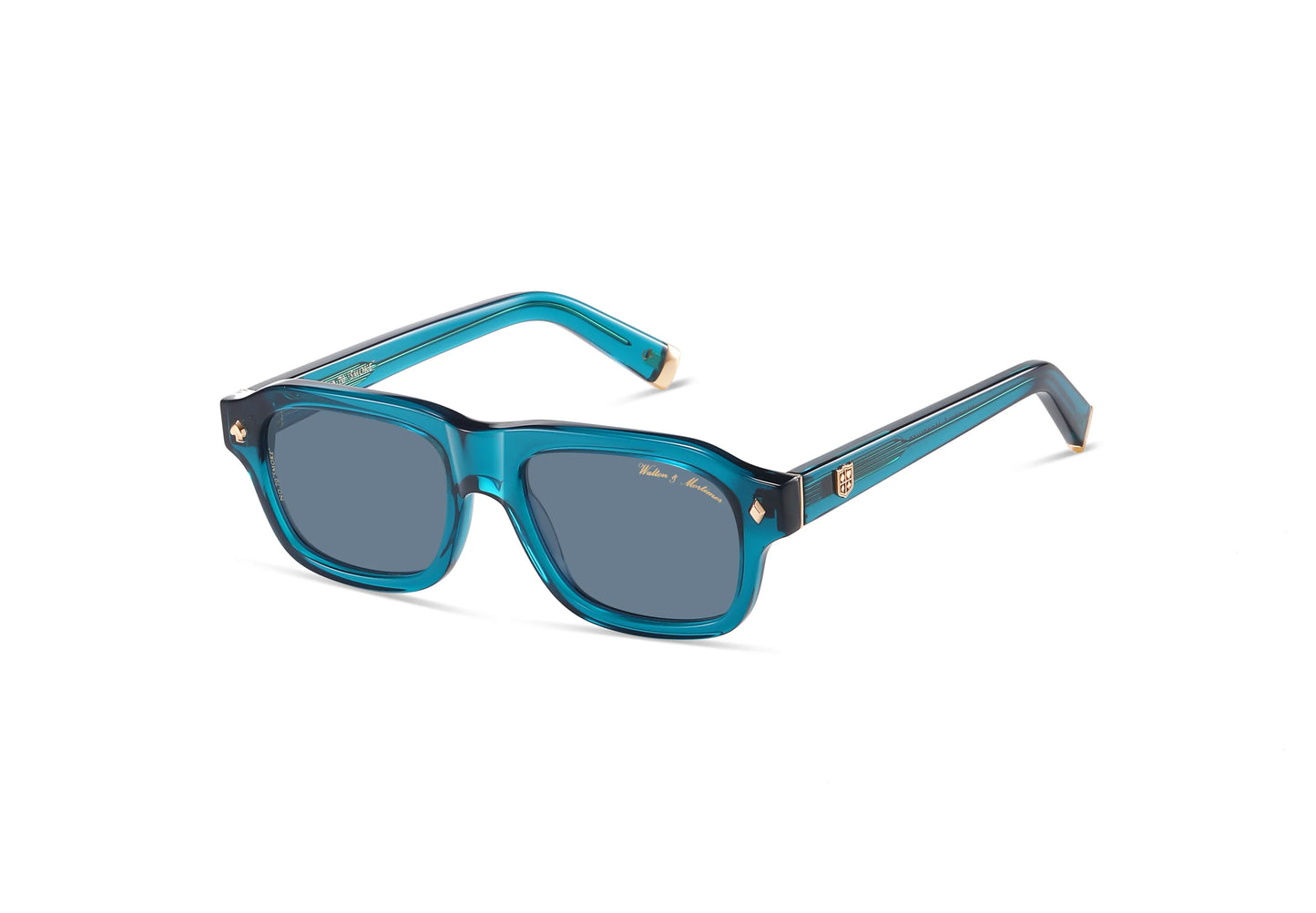 Walton & Mortimer No.70 “Smoke” – Aqua Blue Limited Edition Sunglasses