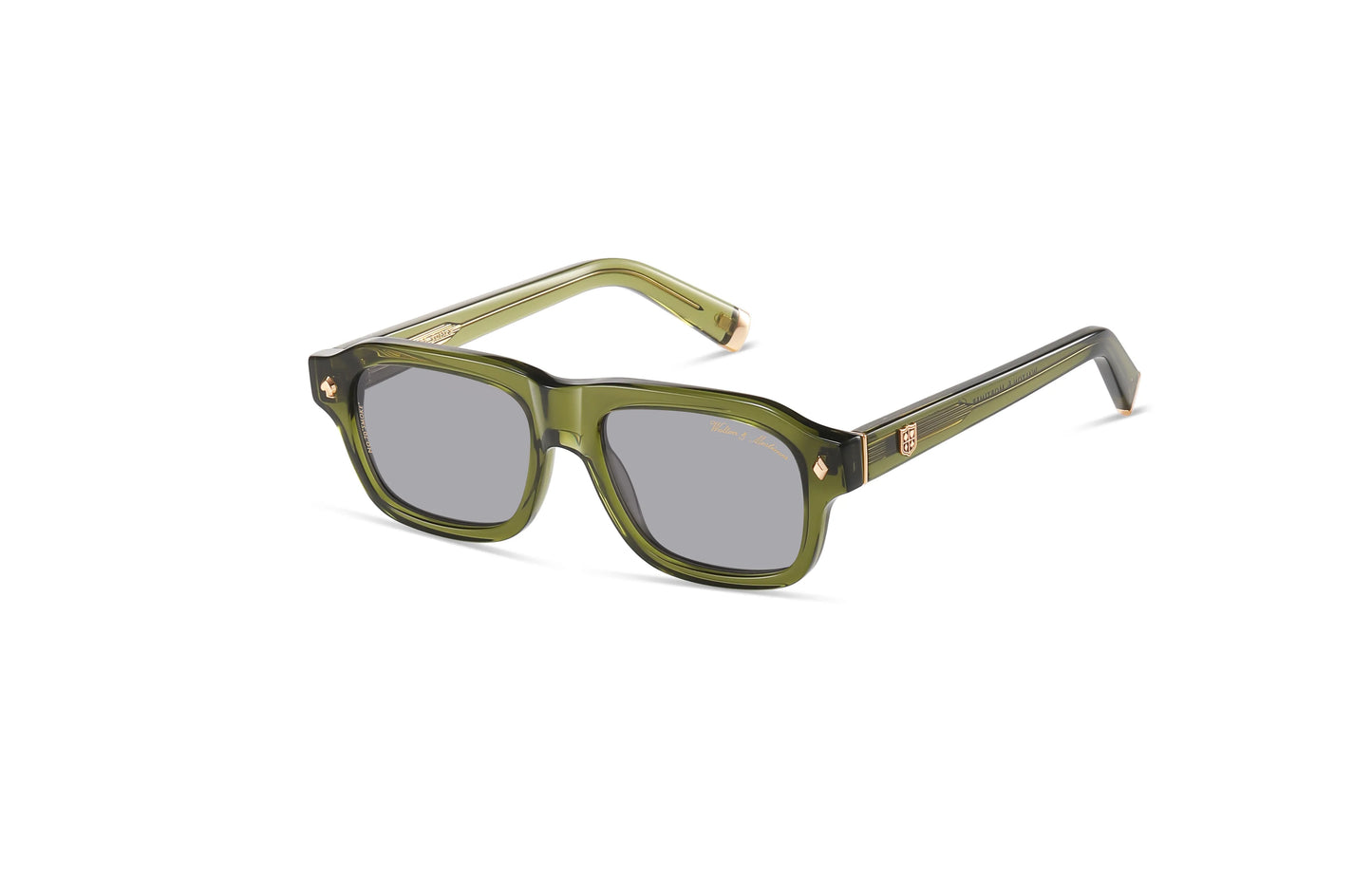 Walton & Mortimer No.70 “Smoke” – Sage Green Limited Edition Sunglasses