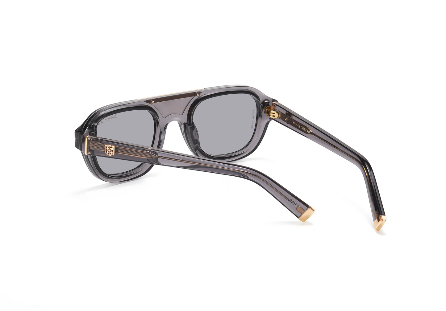No. 45 "Micro" Limited Edition Sunglasses – Ghost Grey Color