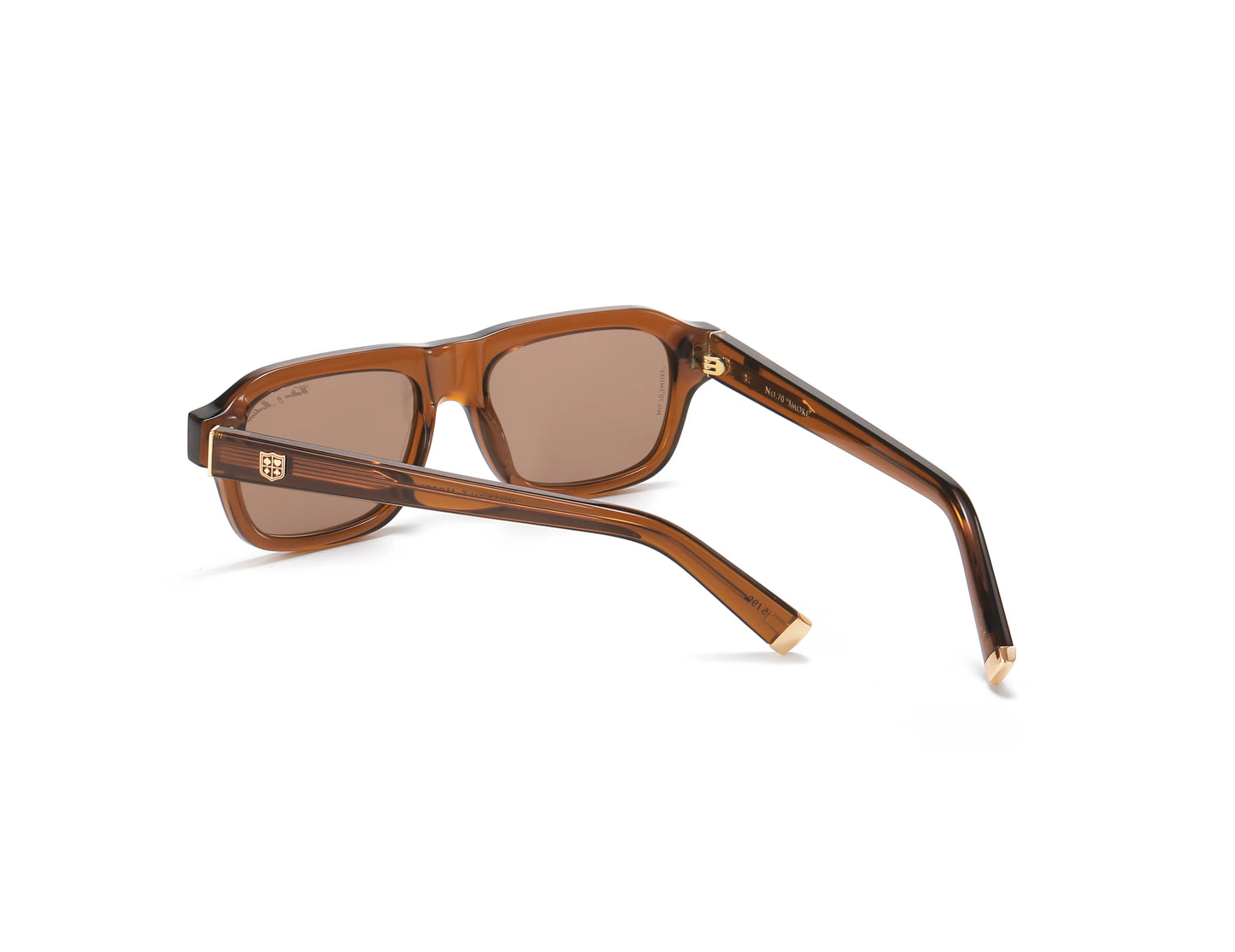 Walton & Mortimer No.70 “Smoke” – Amber Brown Limited Edition Sunglasses
