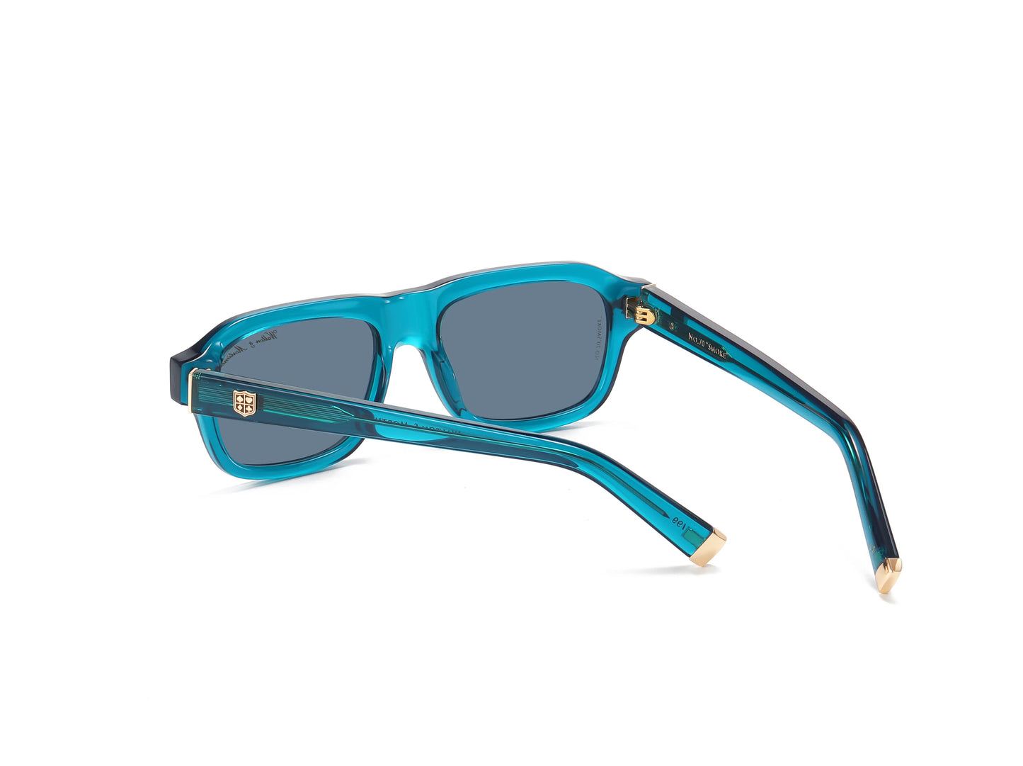 Walton & Mortimer No.70 “Smoke” – Aqua Blue Limited Edition Sunglasses