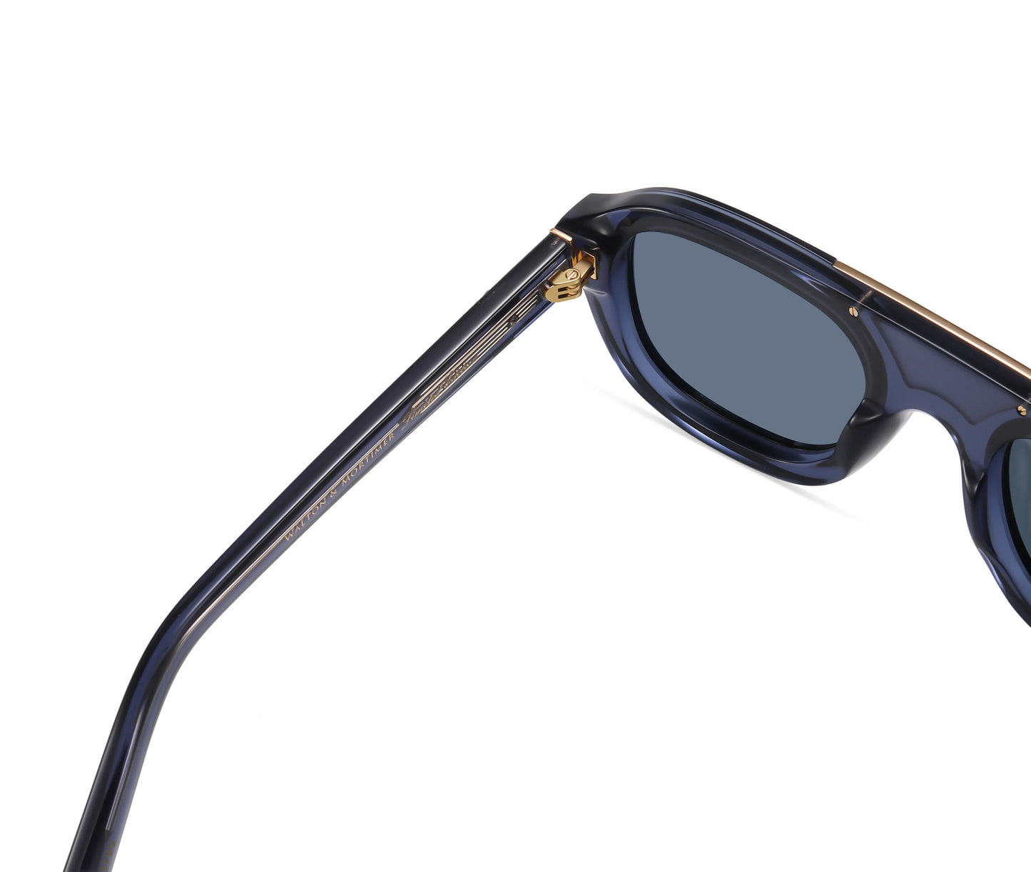 No. 45 "Micro" Limited Edition Sunglasses - Indigo Blue Color