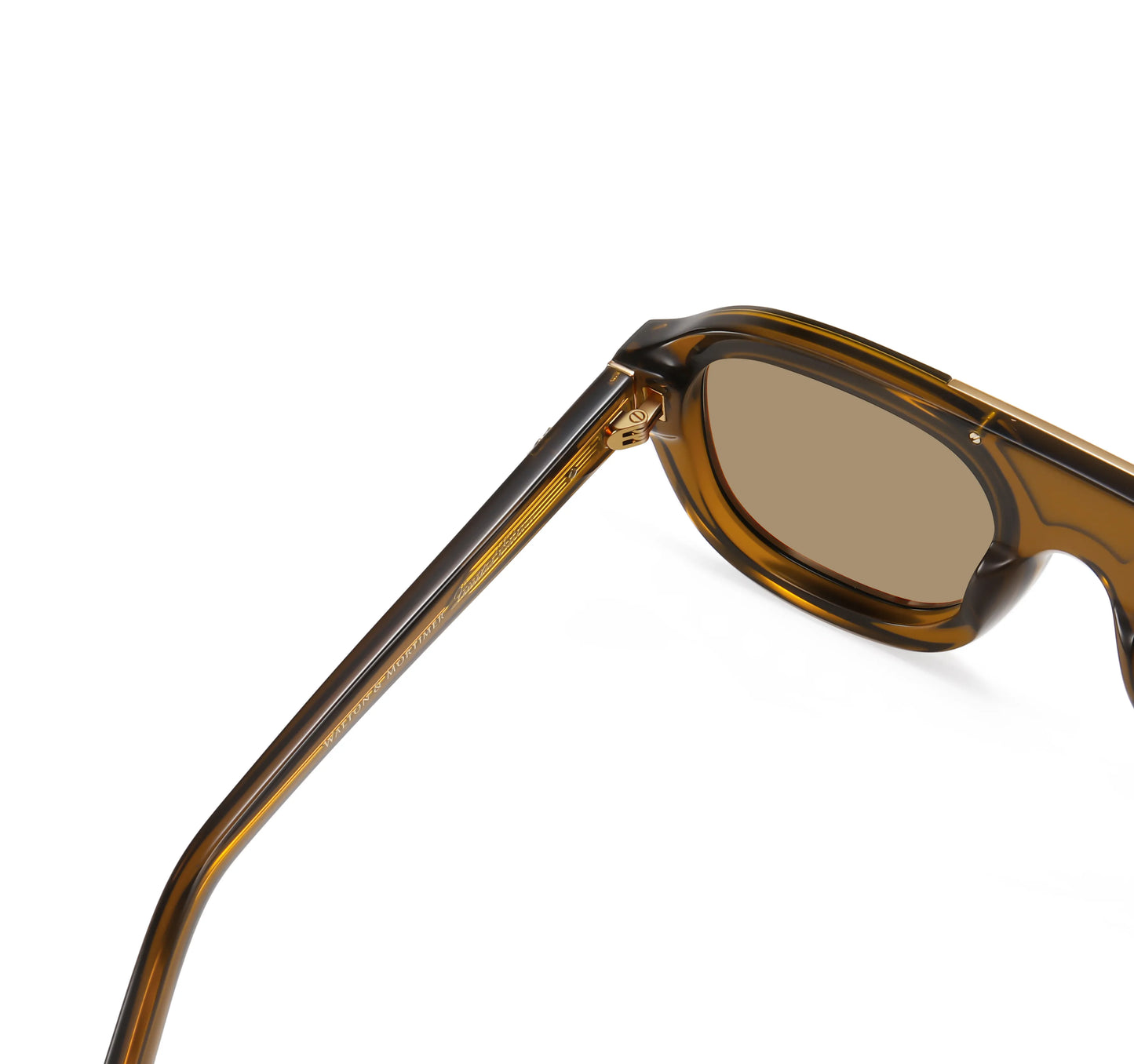 No. 45 "Micro" Limited Edition Sunglasses - Amber Brown Color