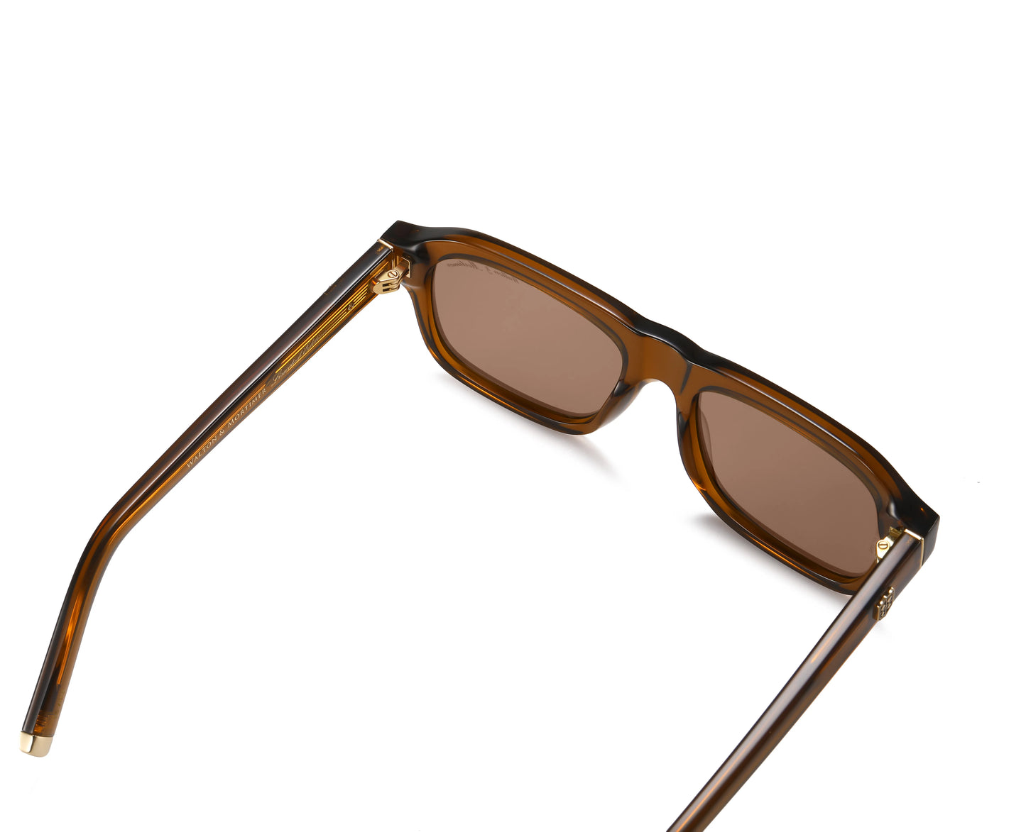 Walton & Mortimer No.70 “Smoke” – Amber Brown Limited Edition Sunglasses