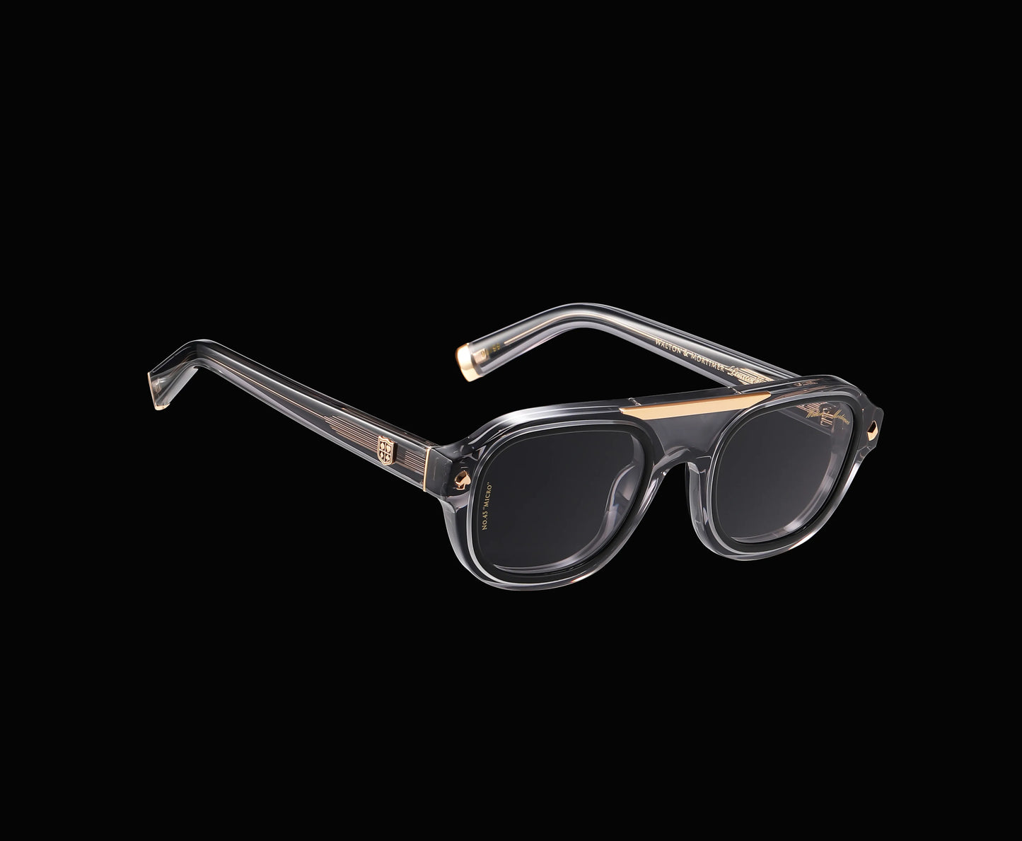 No. 45 "Micro" Limited Edition Sunglasses – Ghost Grey Color