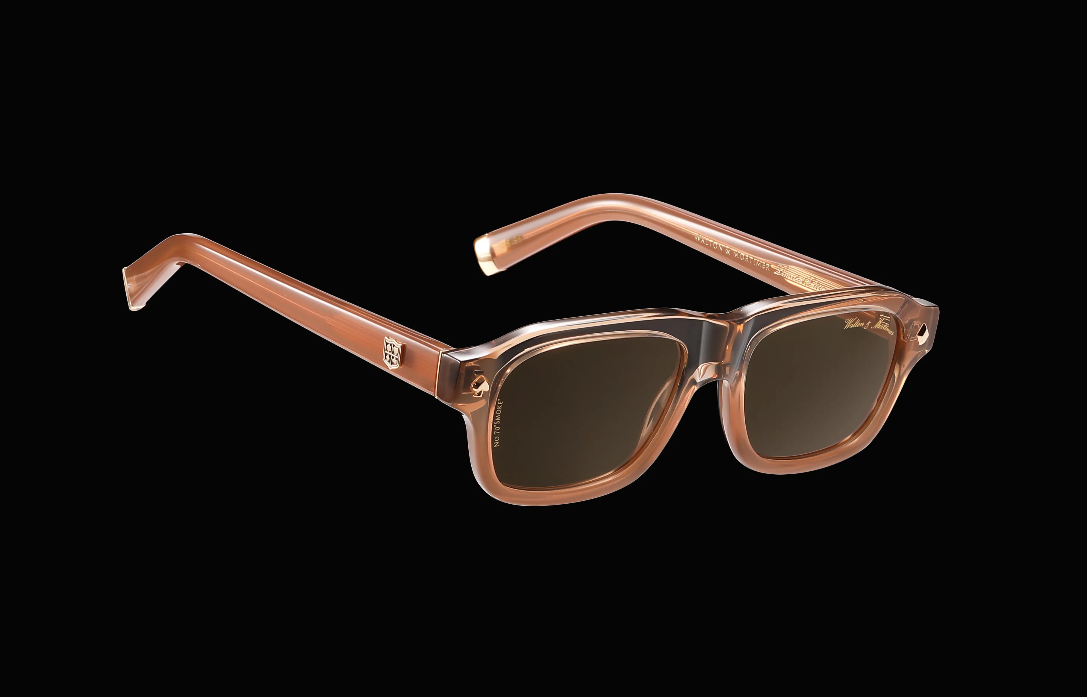 Walton & Mortimer No.70 “Smoke” – Onyx Ombre Limited Edition Sunglasses