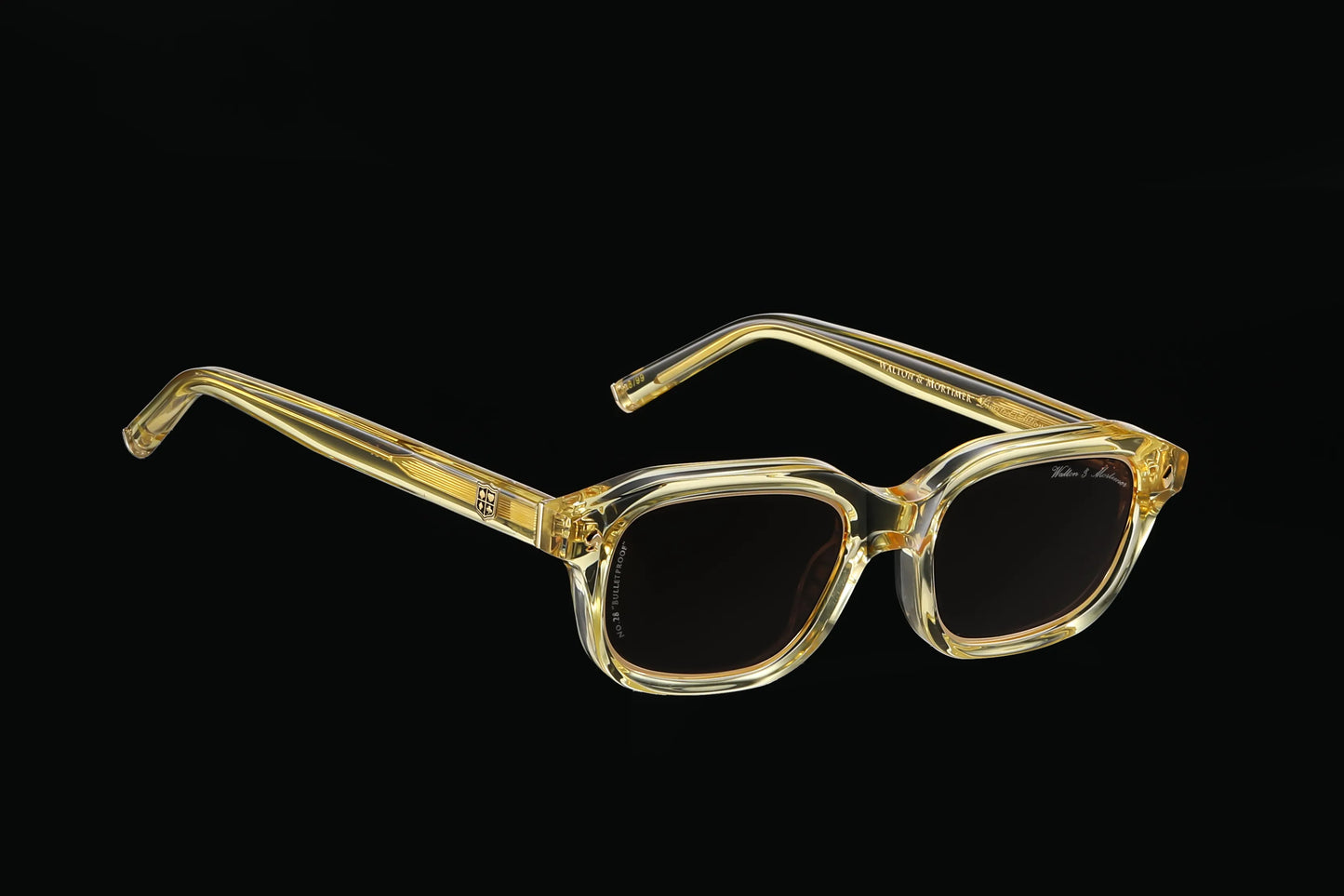 No.28 "Bulletproof" Limited Edition Sunglasses - Champagne Mist Color