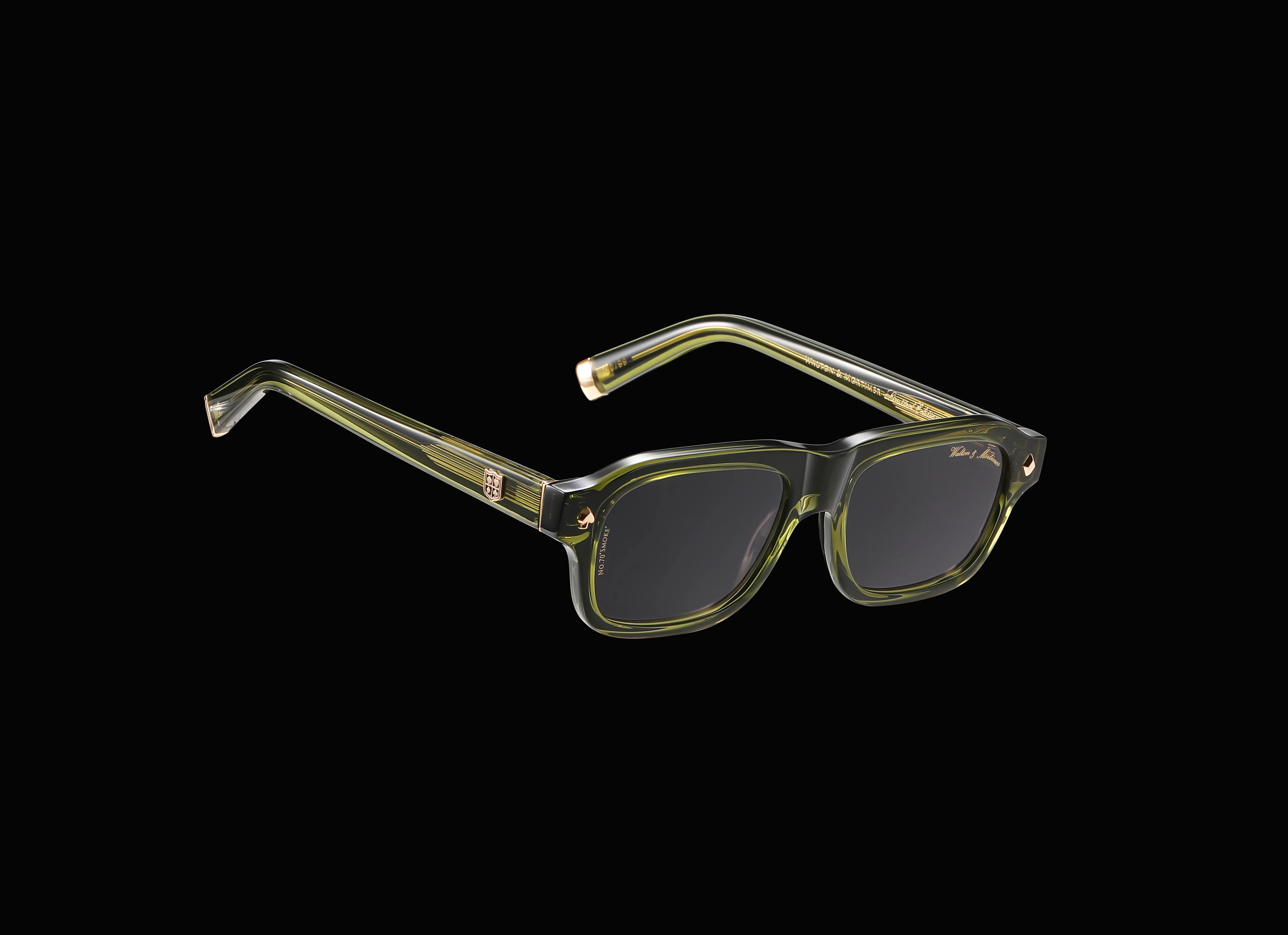 Walton & Mortimer No.70 “Smoke” – Sage Green Limited Edition Sunglasses