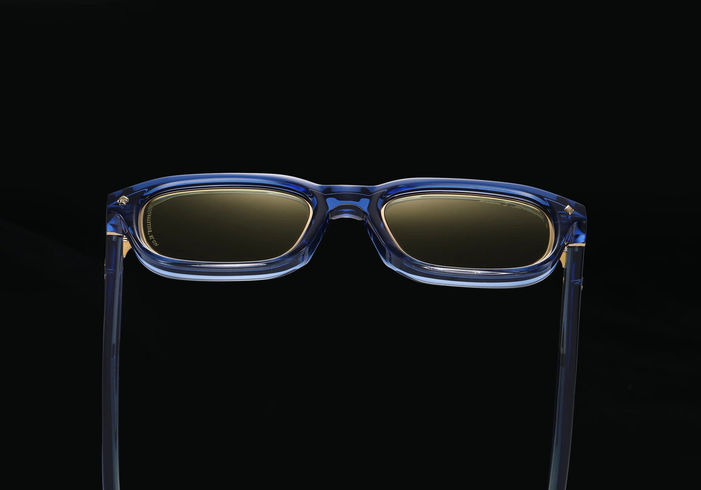 No.28 "Bulletproof" Limited Edition Sunglasses - Deep Sea Blue Color