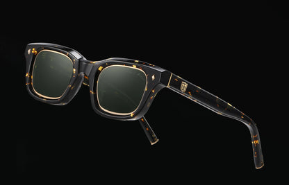 No.27 "Gotham" Limited Edition Sunglasses - Havana Rum Color