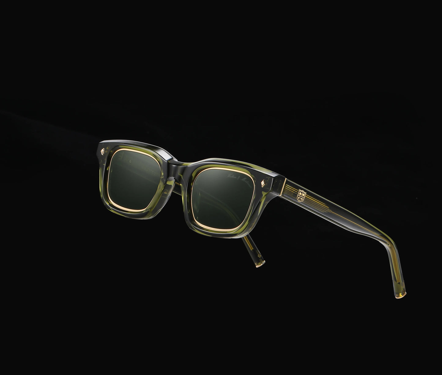 No.27 "Gotham" Limited Edition Sunglasses - Bosco Green Color