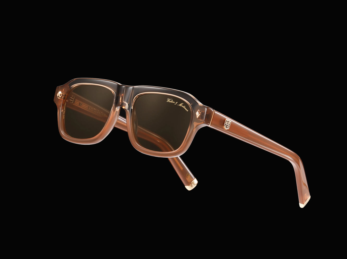 Walton & Mortimer No.70 “Smoke” – Onyx Ombre Limited Edition Sunglasses