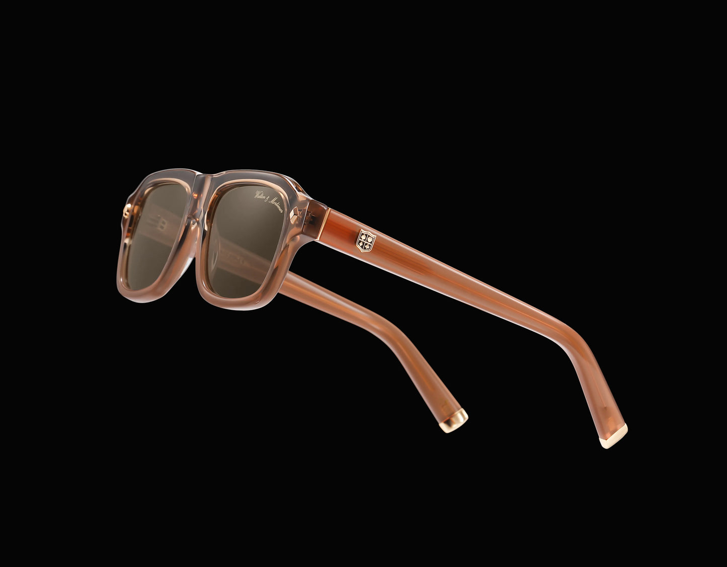Walton & Mortimer No.70 “Smoke” – Onyx Ombre Limited Edition Sunglasses