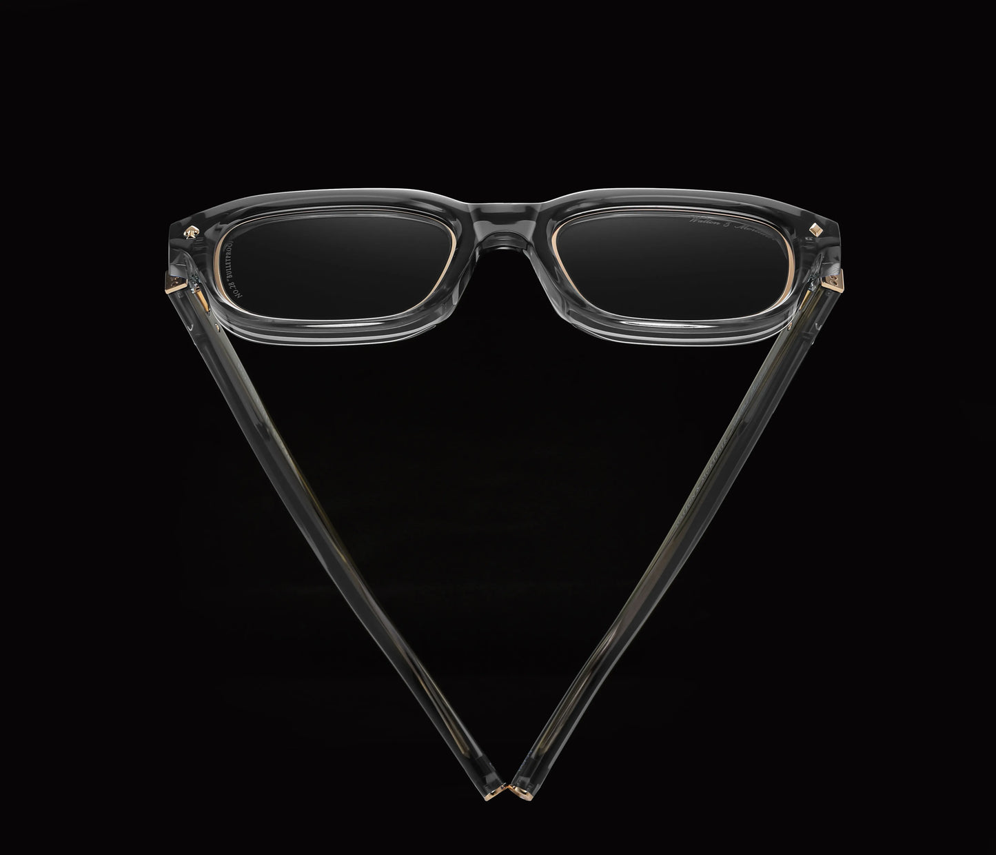 No.28 "Bulletproof" Limited Edition Sunglasses - Moon Gray Color