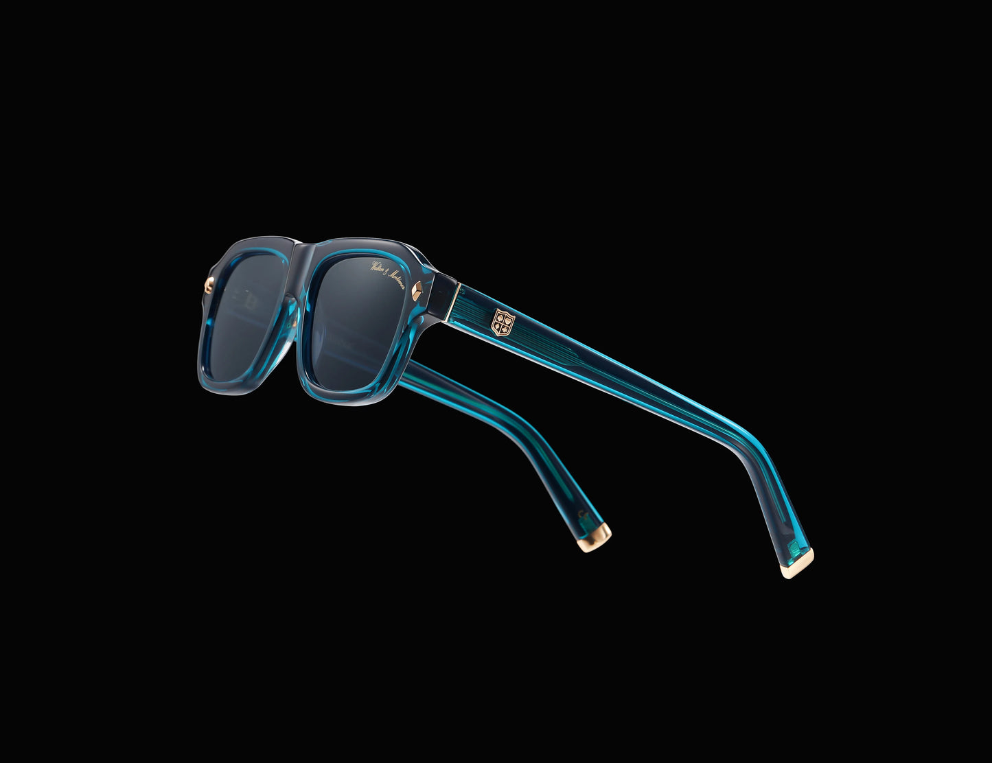 Walton & Mortimer No.70 “Smoke” – Aqua Blue Limited Edition Sunglasses