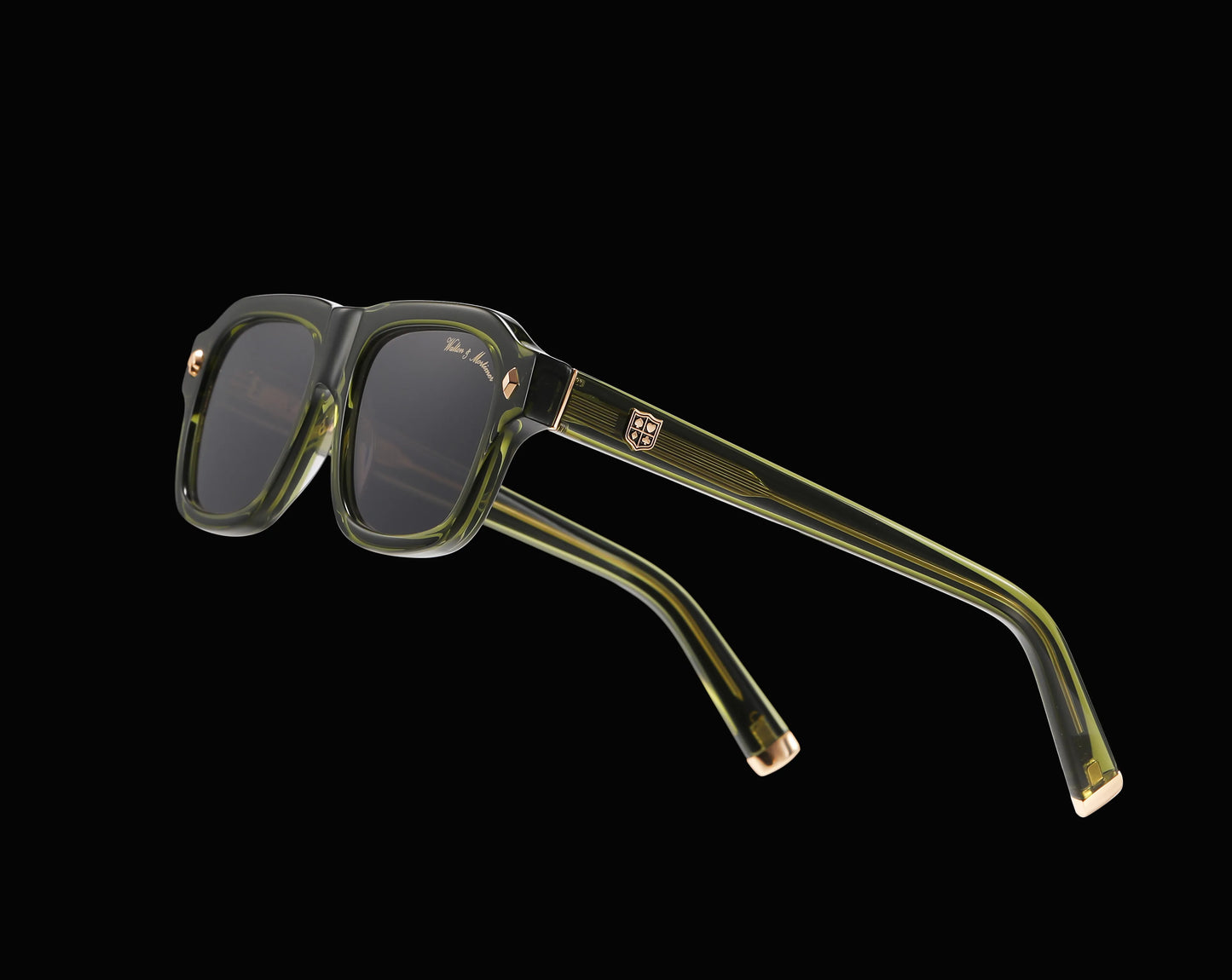 Walton & Mortimer No.70 “Smoke” – Sage Green Limited Edition Sunglasses