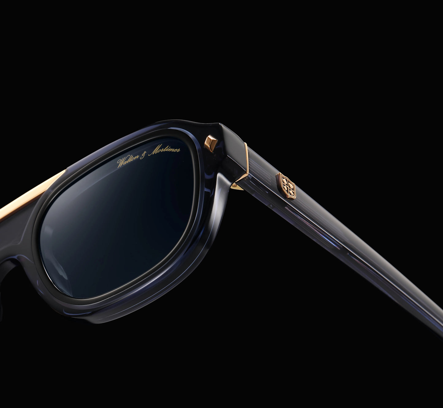 No. 45 "Micro" Limited Edition Sunglasses - Indigo Blue Color