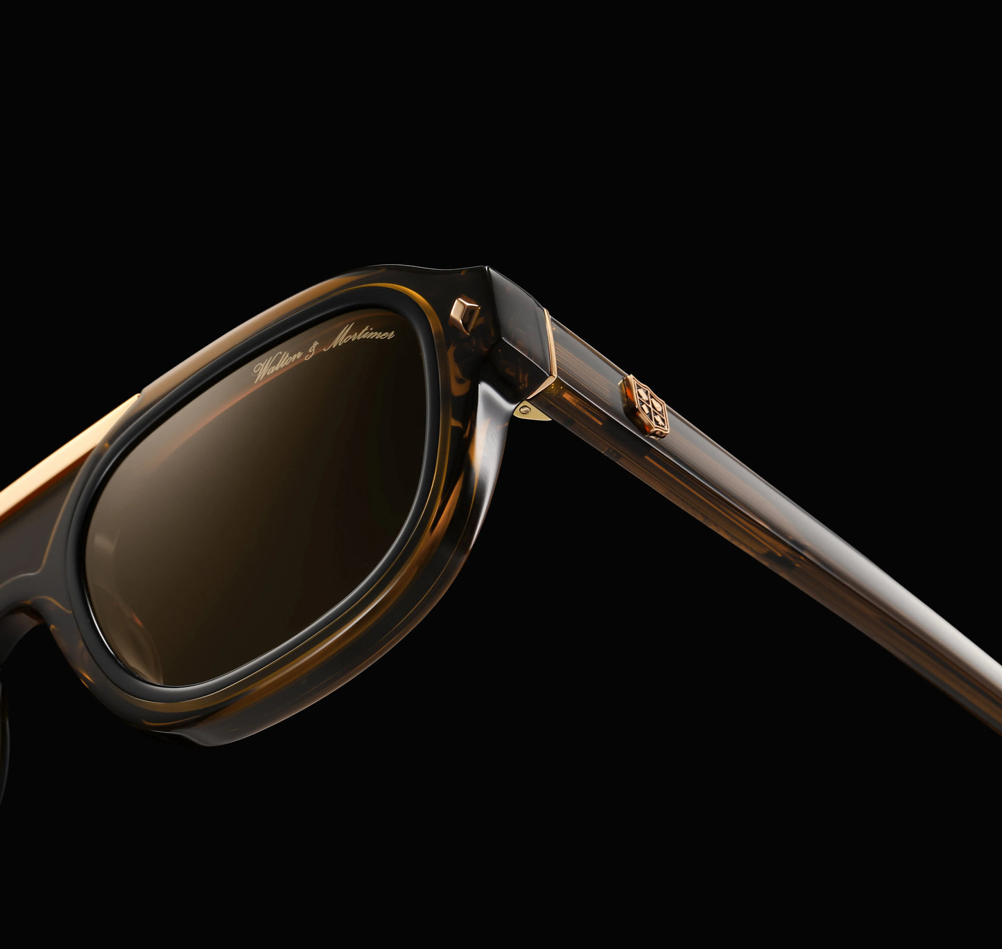 No. 45 "Micro" Limited Edition Sunglasses - Amber Brown Color
