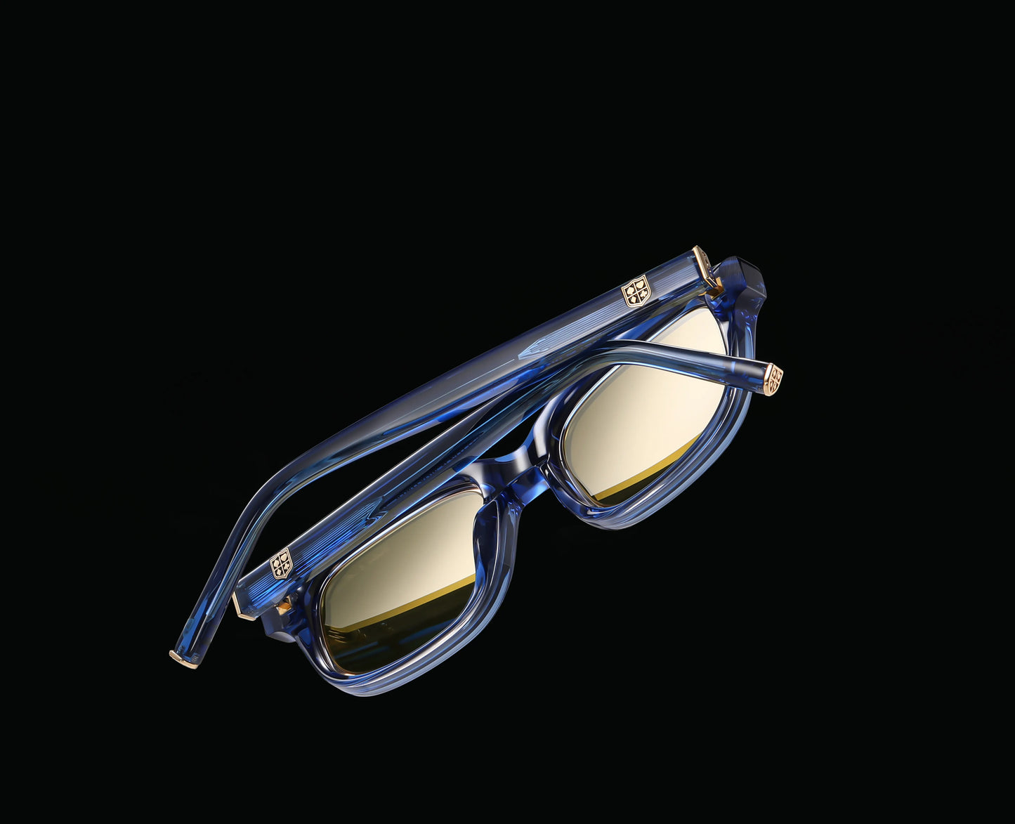 No.28 "Bulletproof" Limited Edition Sunglasses - Deep Sea Blue Color