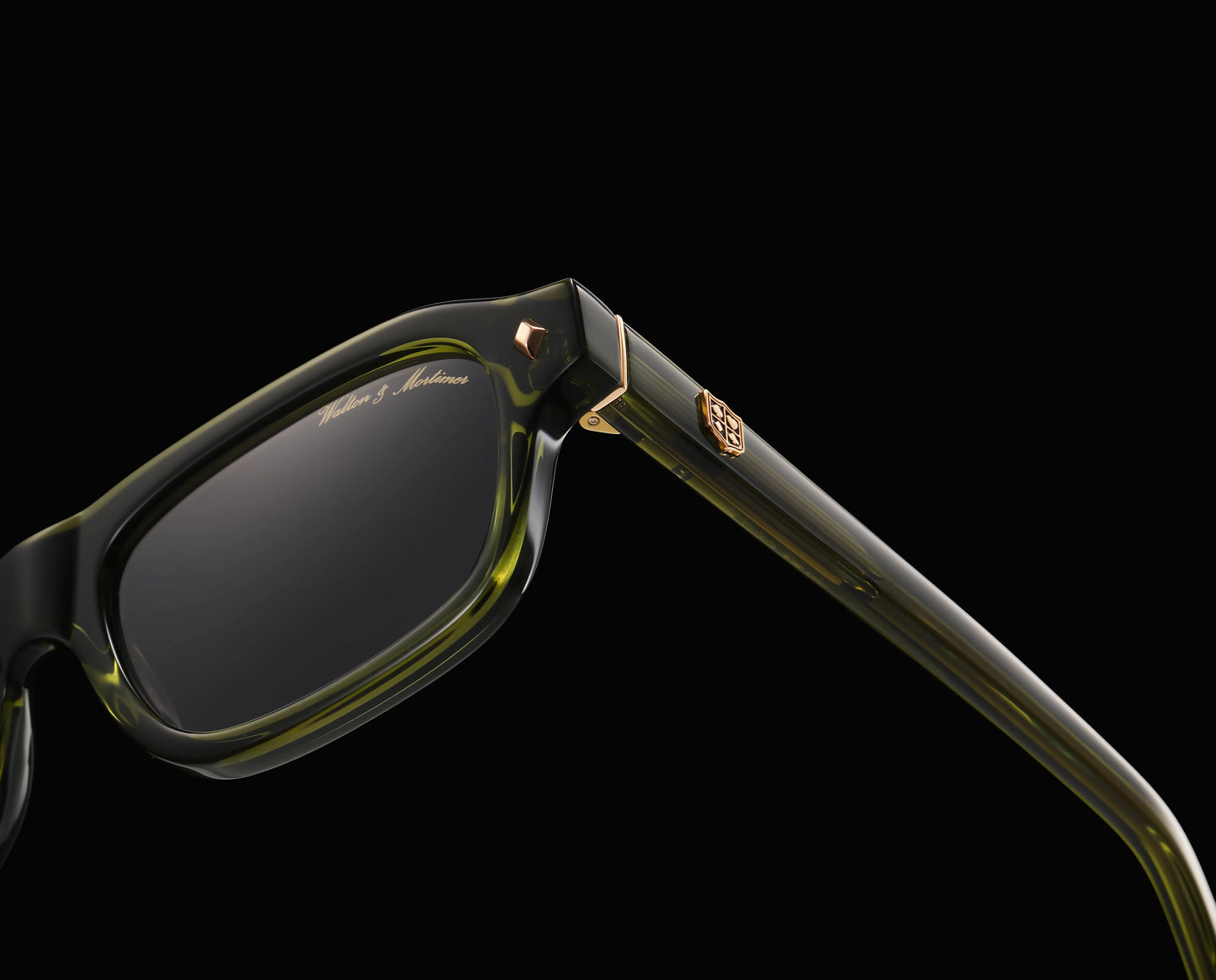 Walton & Mortimer No.70 “Smoke” – Sage Green Limited Edition Sunglasses