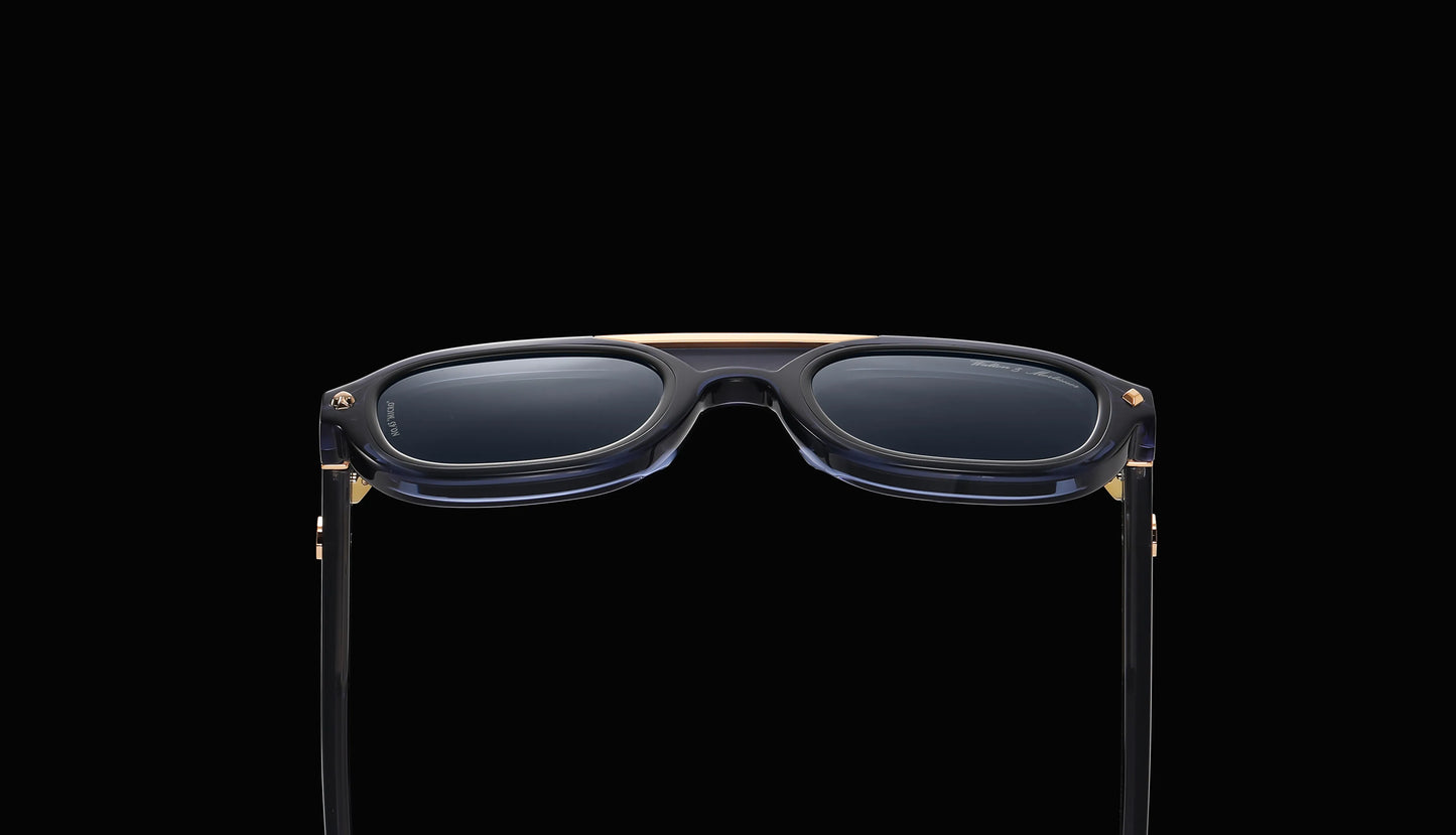 No. 45 "Micro" Limited Edition Sunglasses - Indigo Blue Color