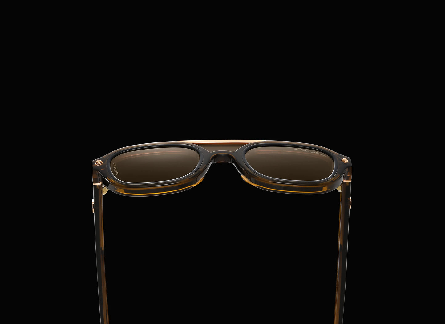 No. 45 "Micro" Limited Edition Sunglasses - Amber Brown Color