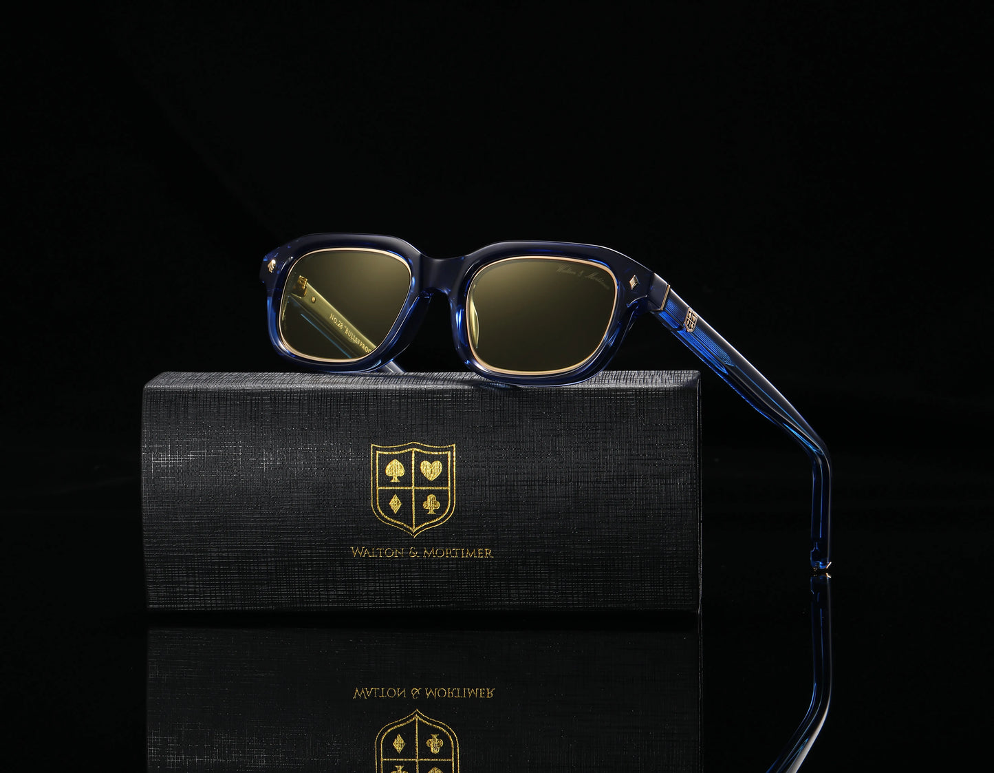 No.28 "Bulletproof" Limited Edition Sunglasses - Deep Sea Blue Color