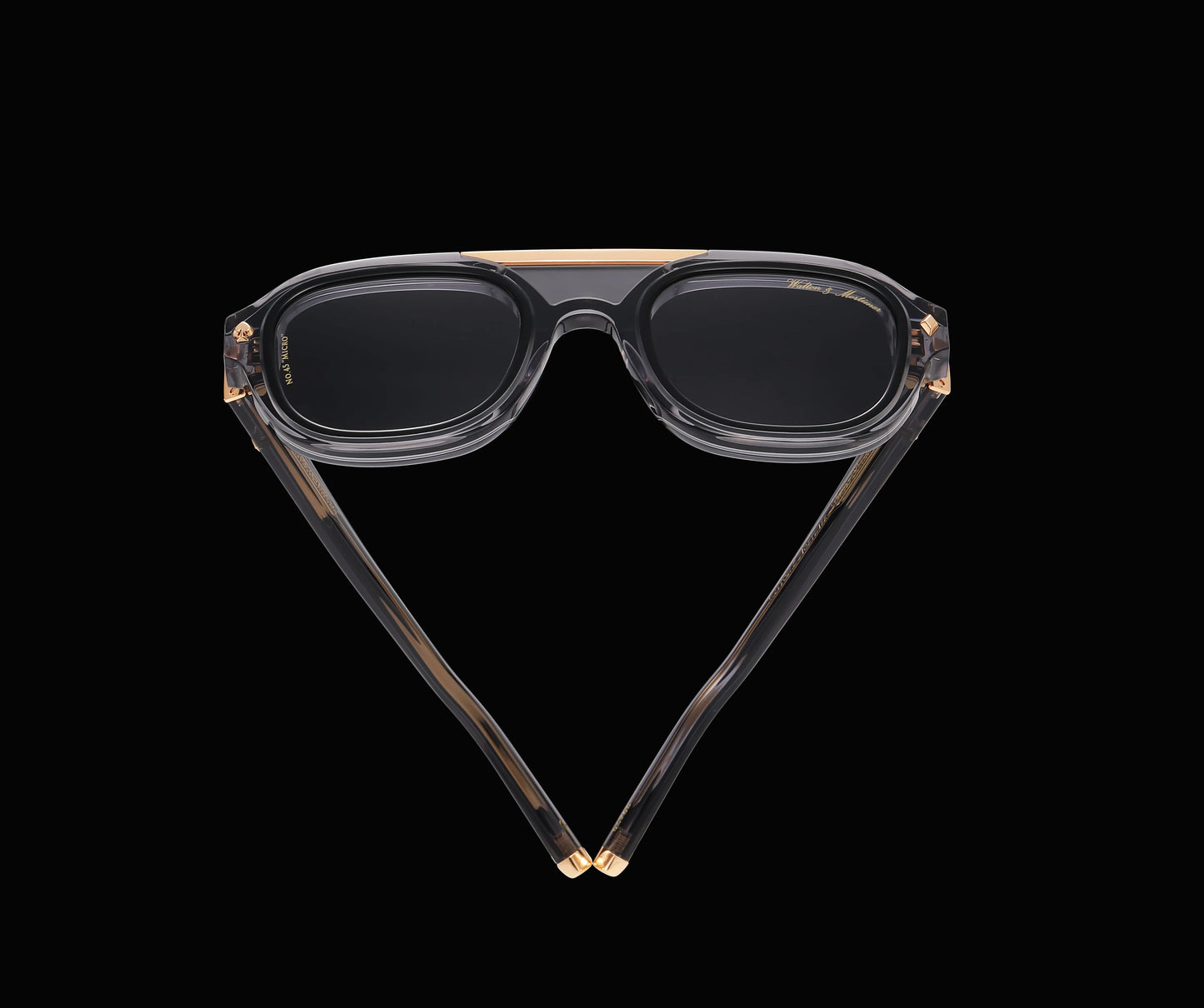No. 45 "Micro" Limited Edition Sunglasses – Ghost Grey Color