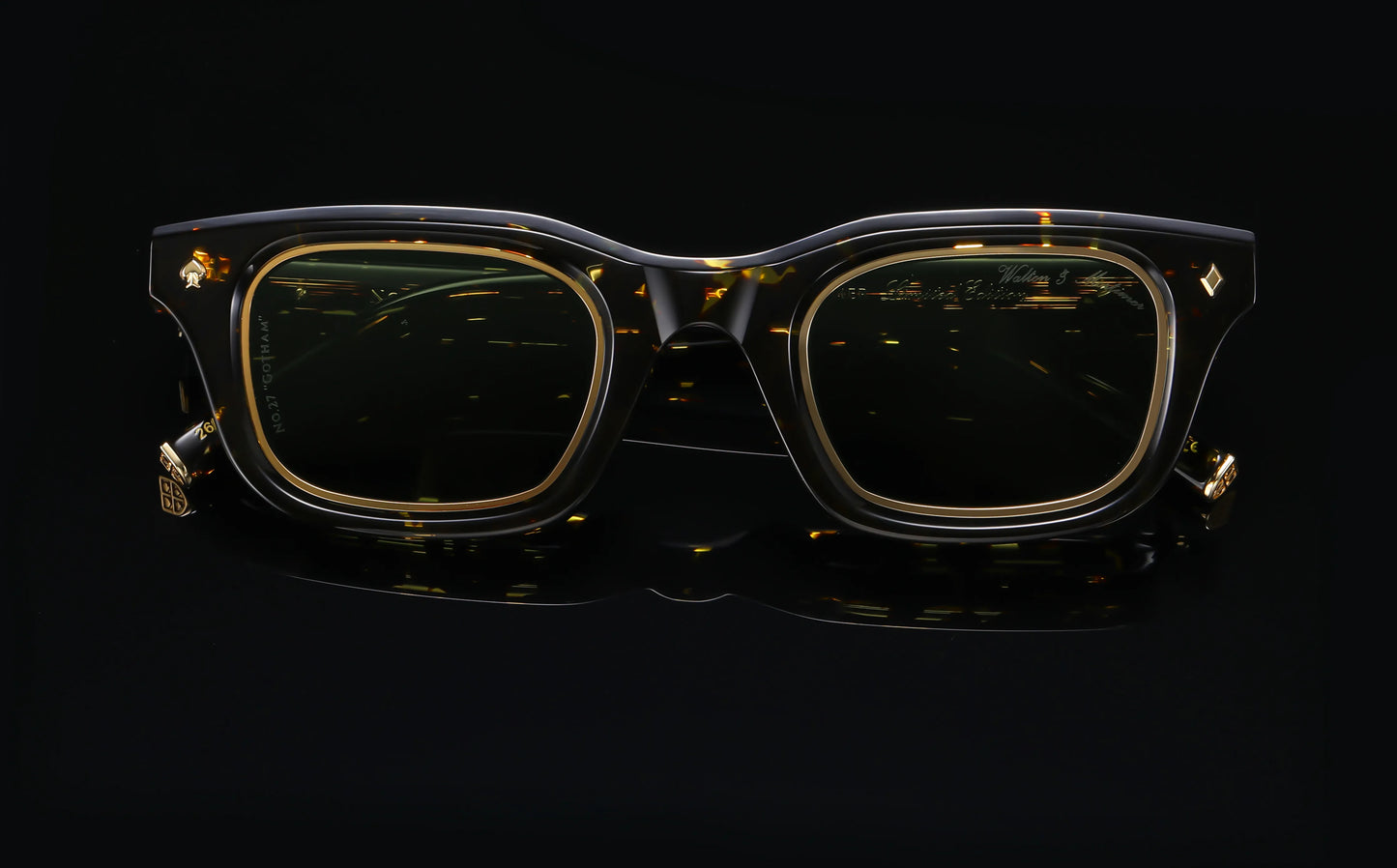 No.27 "Gotham" Limited Edition Sunglasses - Havana Rum Color