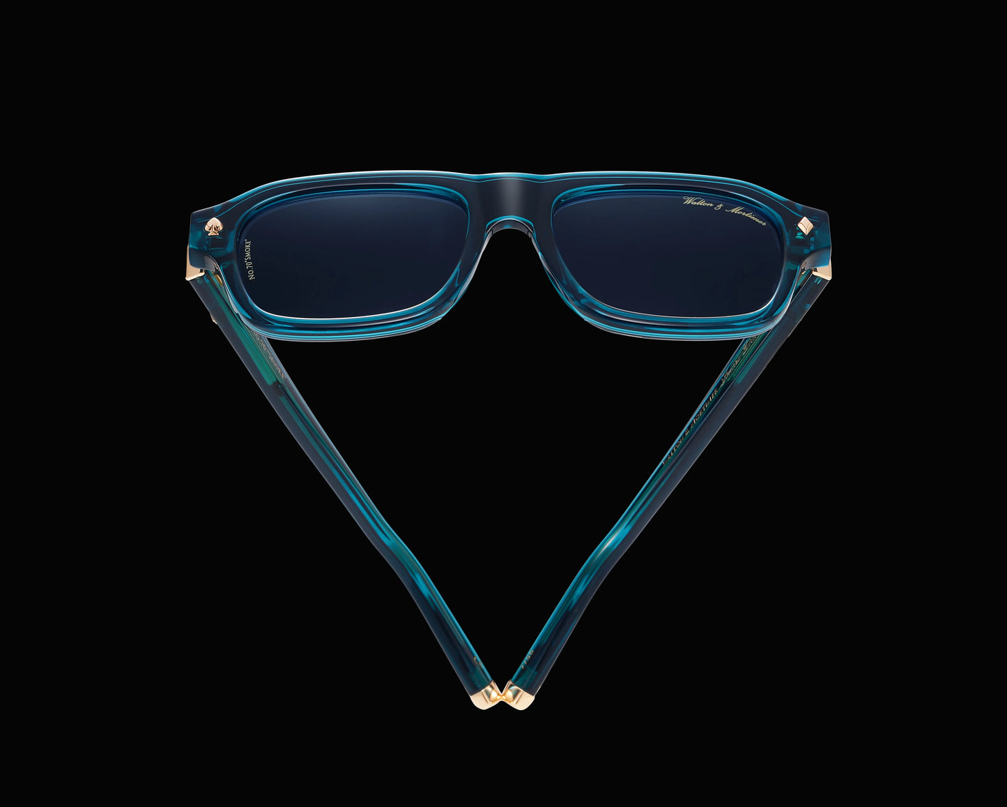 Walton & Mortimer No.70 “Smoke” – Aqua Blue Limited Edition Sunglasses