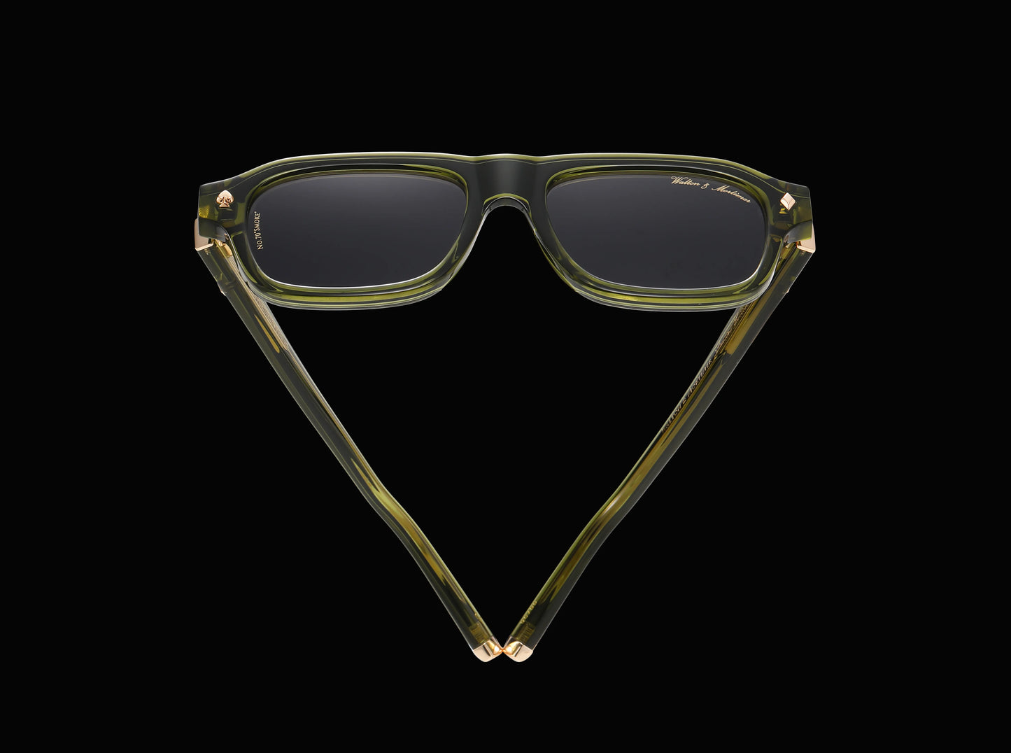 Walton & Mortimer No.70 “Smoke” – Sage Green Limited Edition Sunglasses