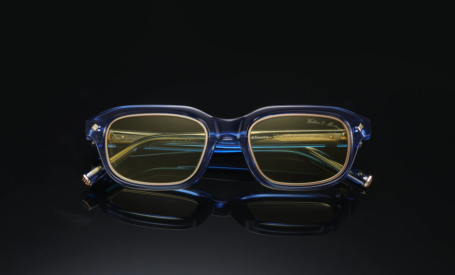 No.28 "Bulletproof" Limited Edition Sunglasses - Deep Sea Blue Color