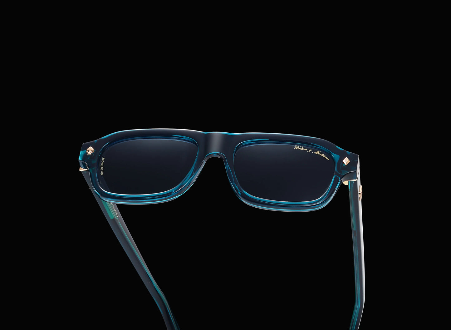 Walton & Mortimer No.70 “Smoke” – Aqua Blue Limited Edition Sunglasses