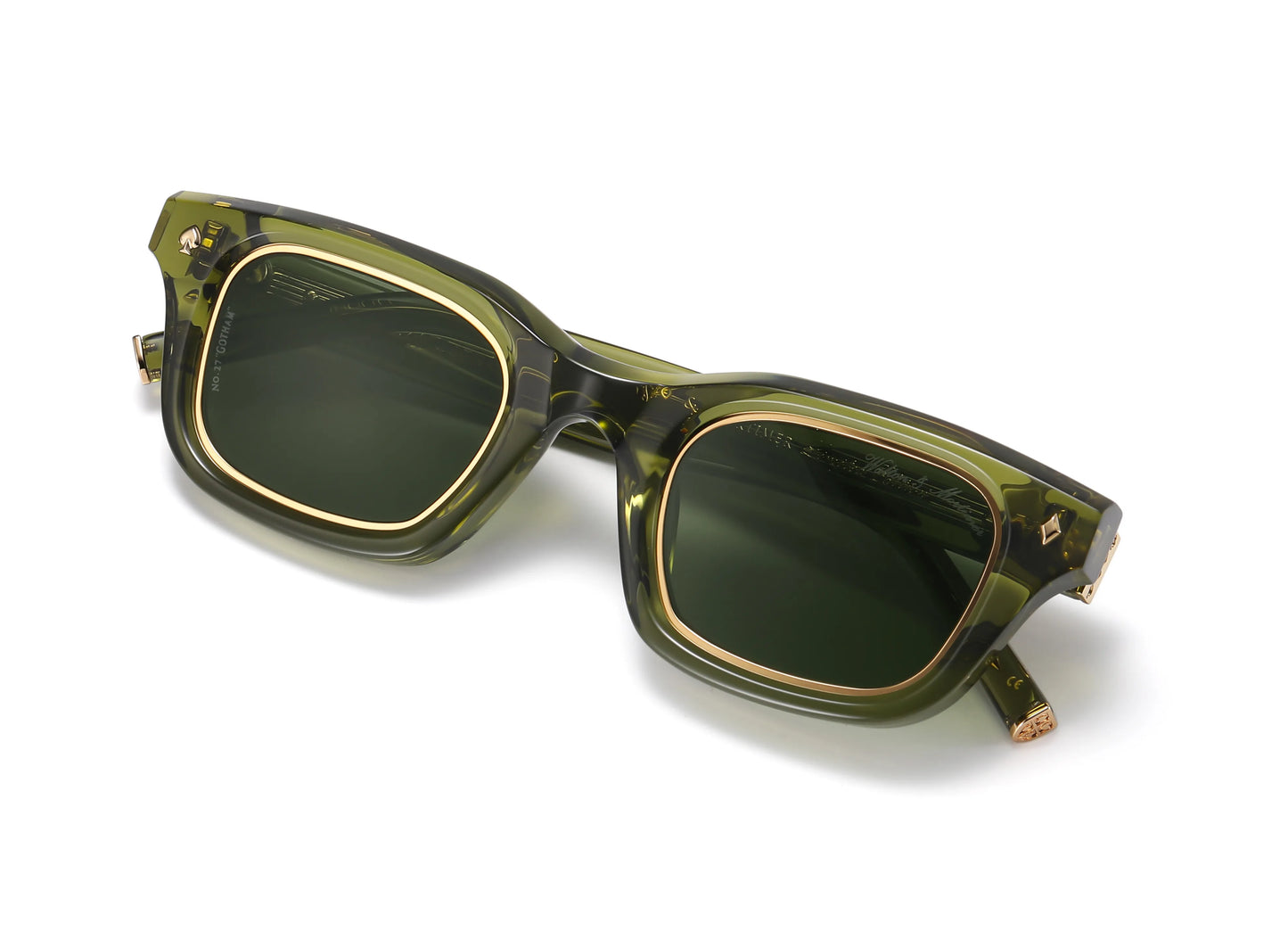 No.27 "Gotham" Limited Edition Sunglasses - Bosco Green Color
