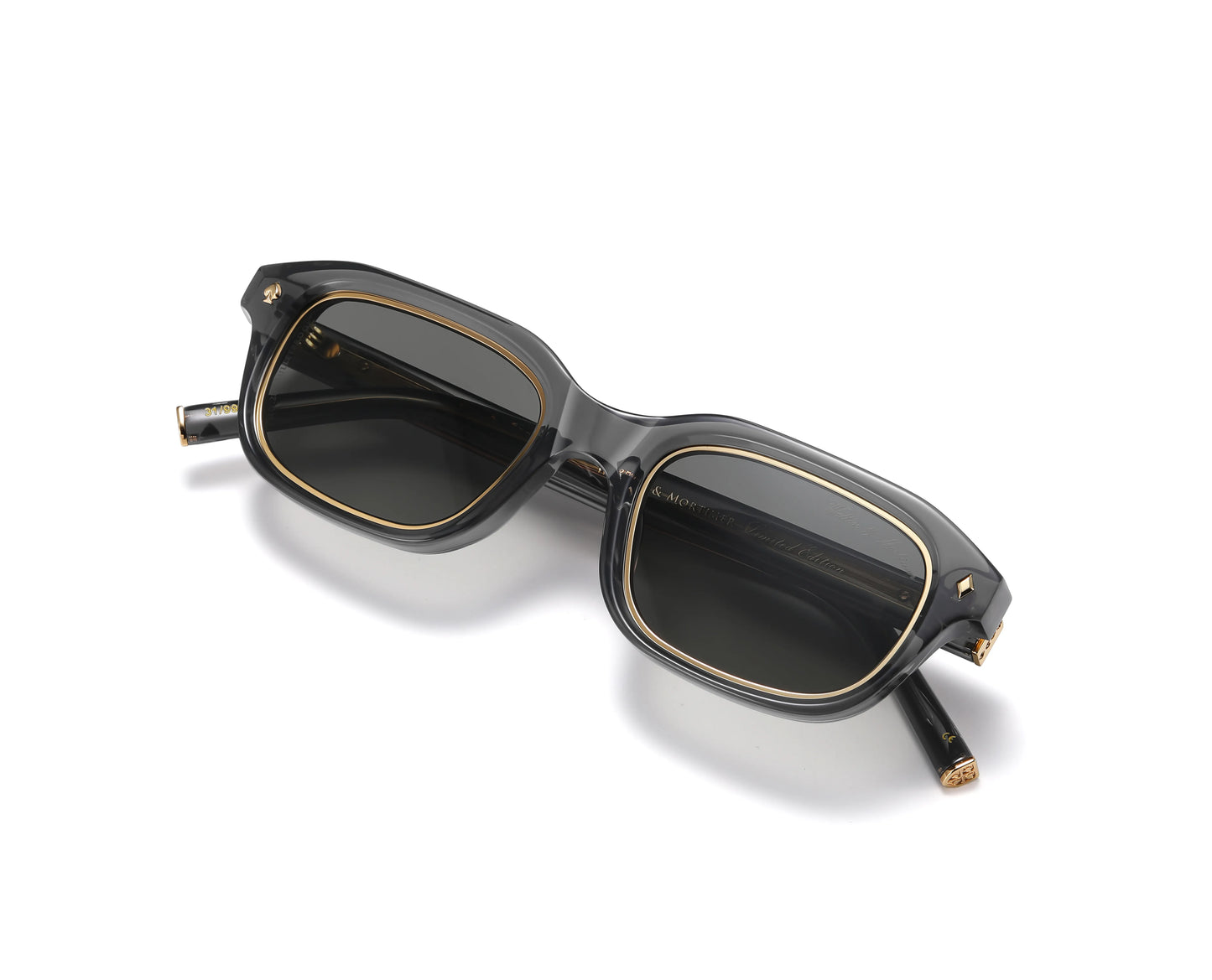 No.28 "Bulletproof" Limited Edition Sunglasses - Moon Gray Color