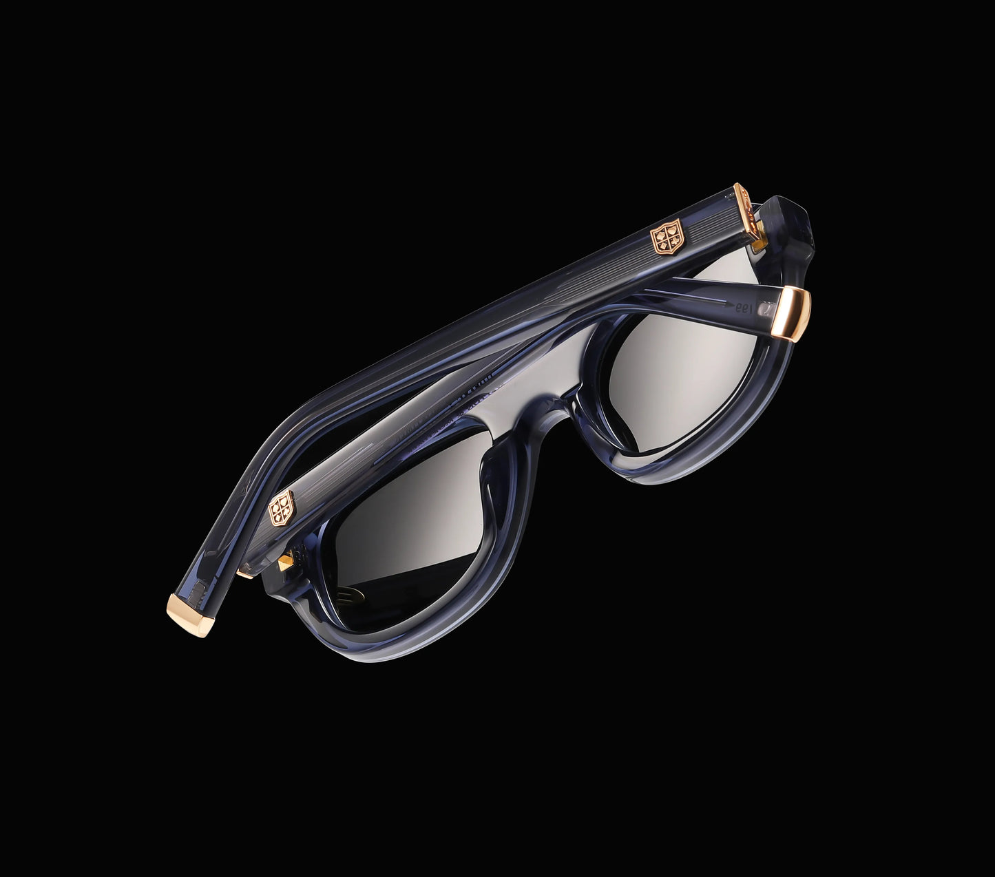 No. 45 "Micro" Limited Edition Sunglasses - Indigo Blue Color