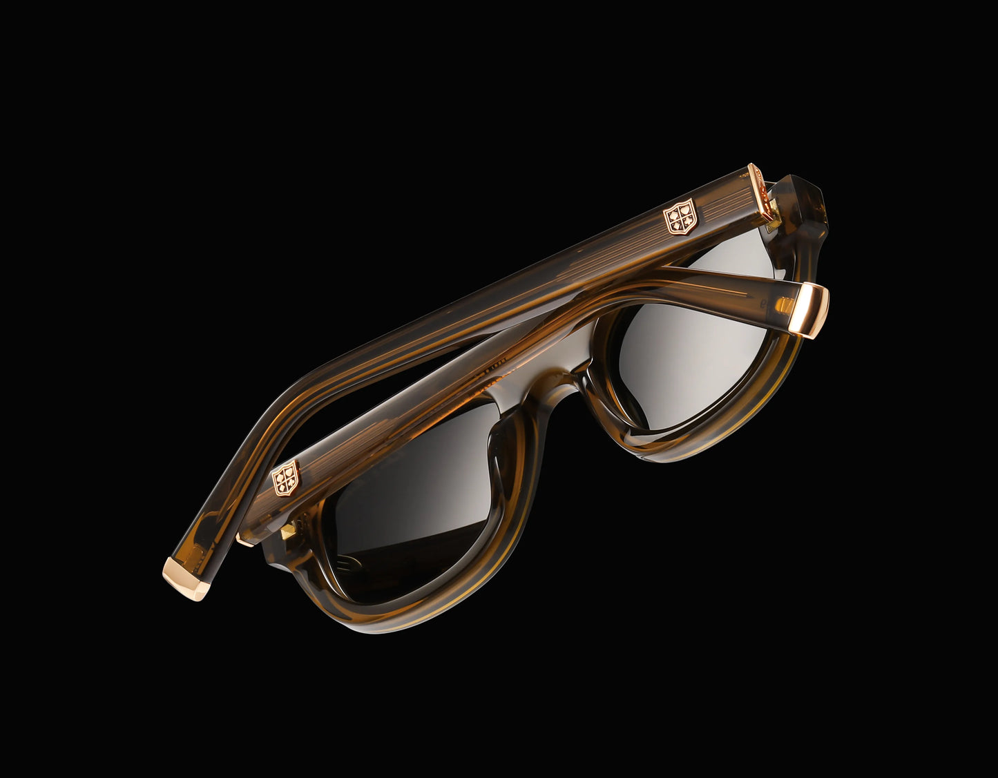 No. 45 "Micro" Limited Edition Sunglasses - Amber Brown Color