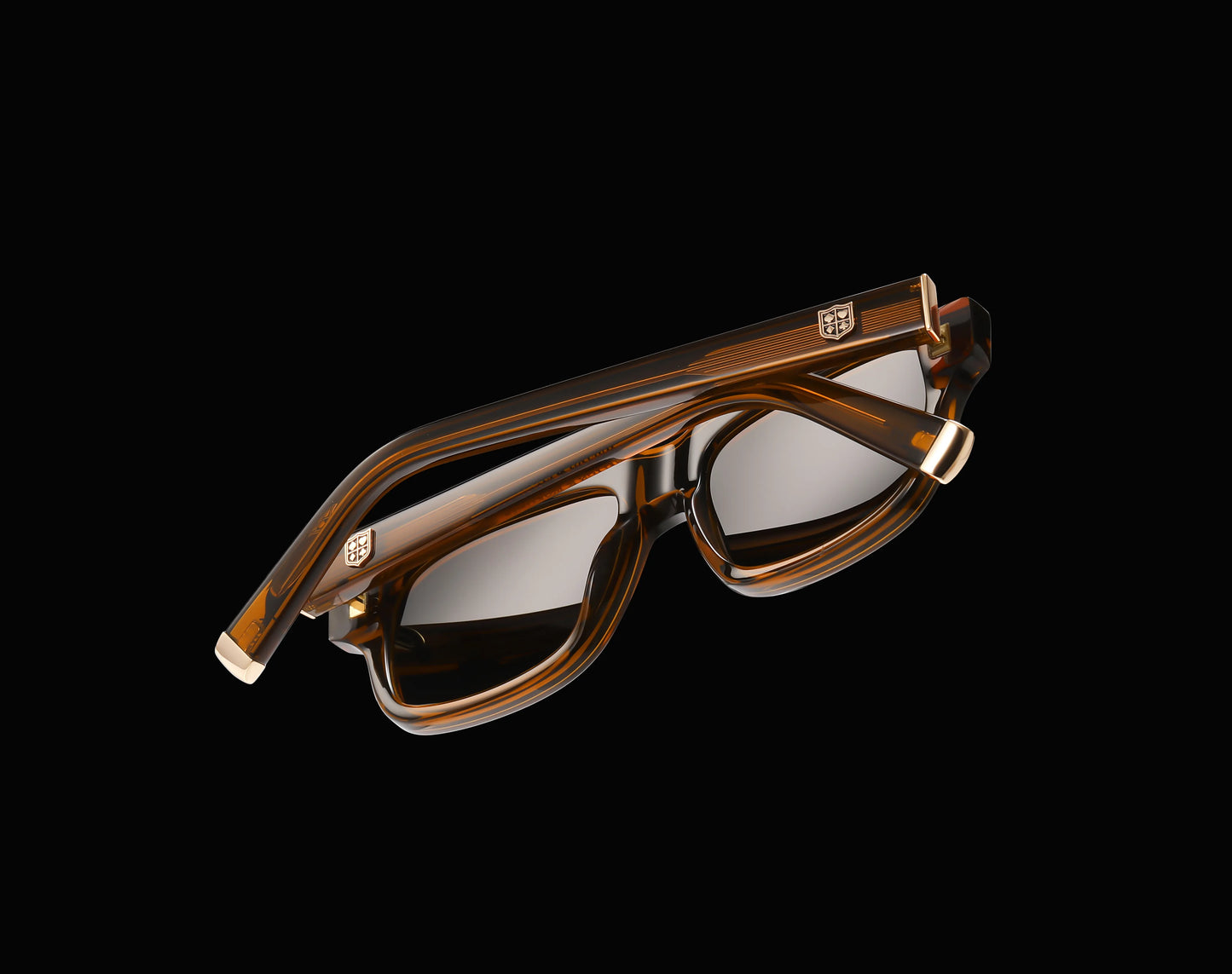 Walton & Mortimer No.70 “Smoke” – Amber Brown Limited Edition Sunglasses