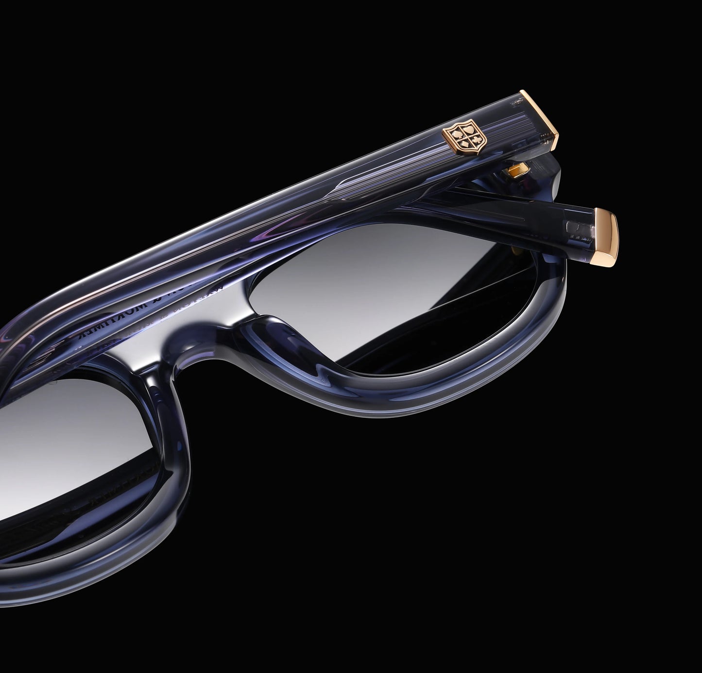 No. 45 "Micro" Limited Edition Sunglasses - Indigo Blue Color
